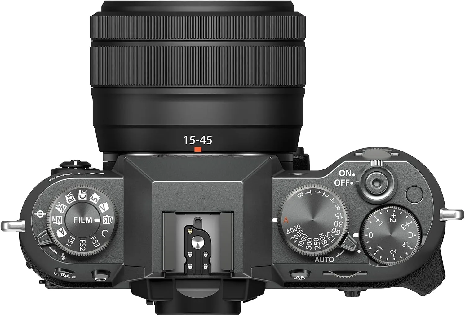 Fujifilm X-T50 Mirrorless Digital Camera XC15-45mmF3.5-5.6 OIS PZ Lens Kit - Charcoal Silver