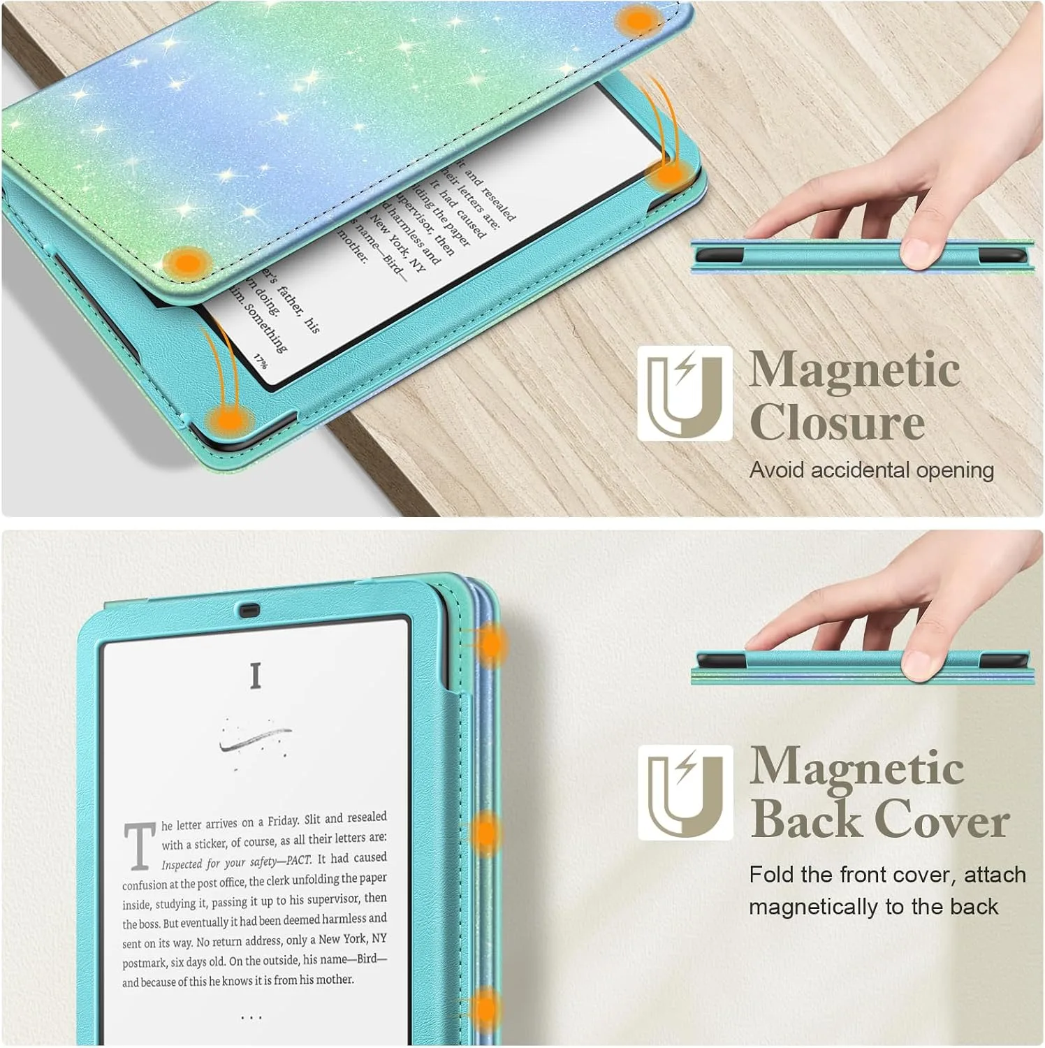 Fintie Case for 7"/6.8" Kindle Paperwhite 12th/11th Gen & Kindle Colorsoft