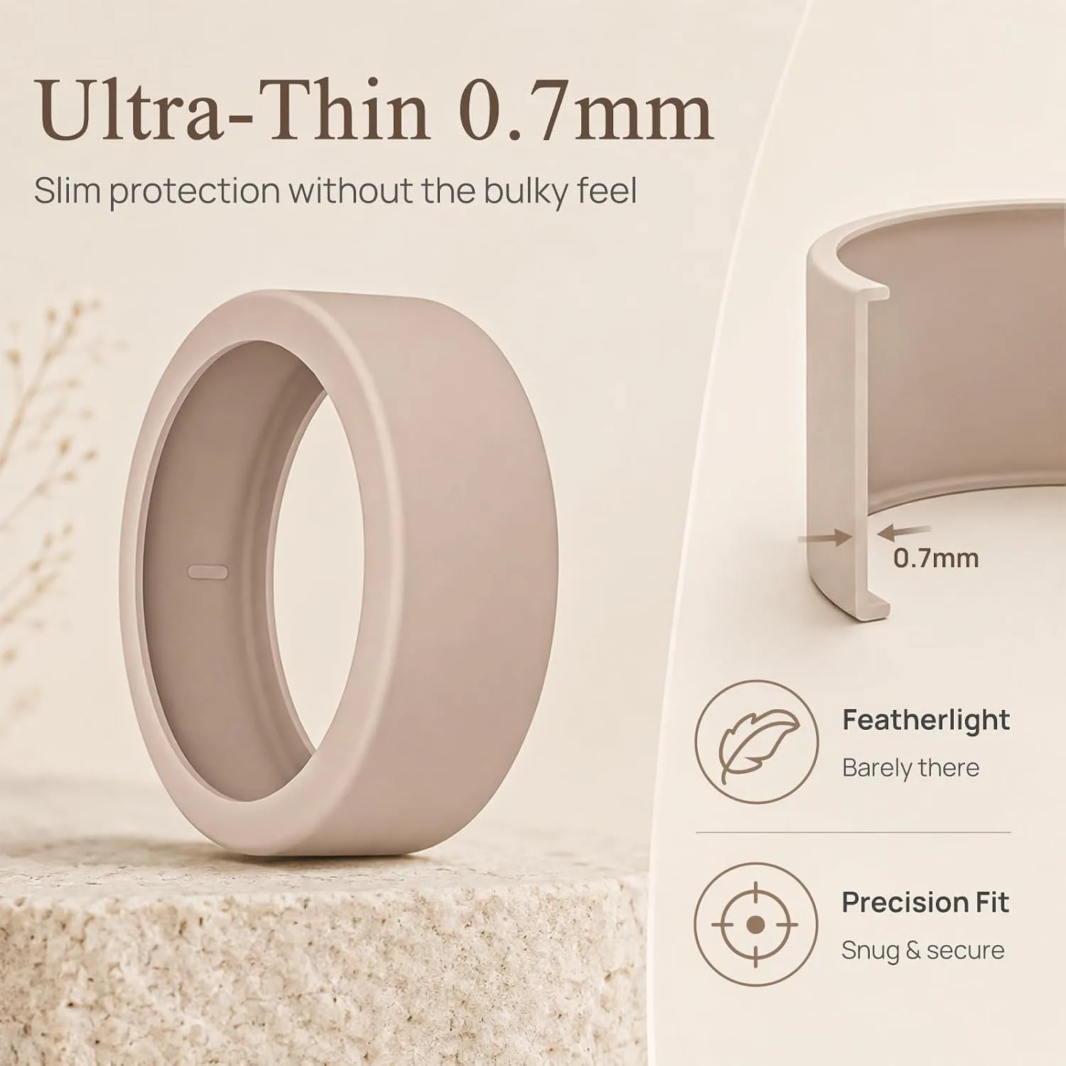7 Pack Ring Cover Compatible with Oura Ring Gen 4/4 Ceramic/Oura Gen 3