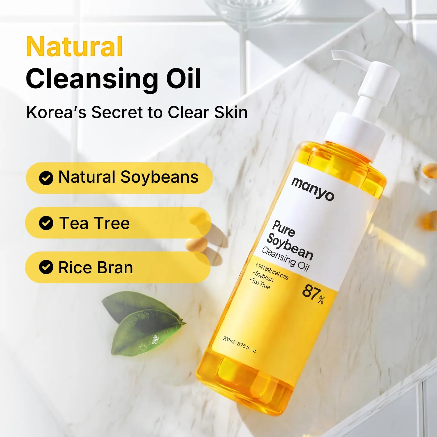 ma:nyo MANYO Pure Cleansing Oil, Makeup Remover, Blackhead & Pore Care, 6.76 fl oz