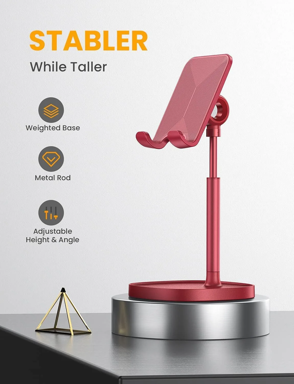 LISEN Cell Phone Stand Phone Holder for Desk, Gaming for Nintendo Switch