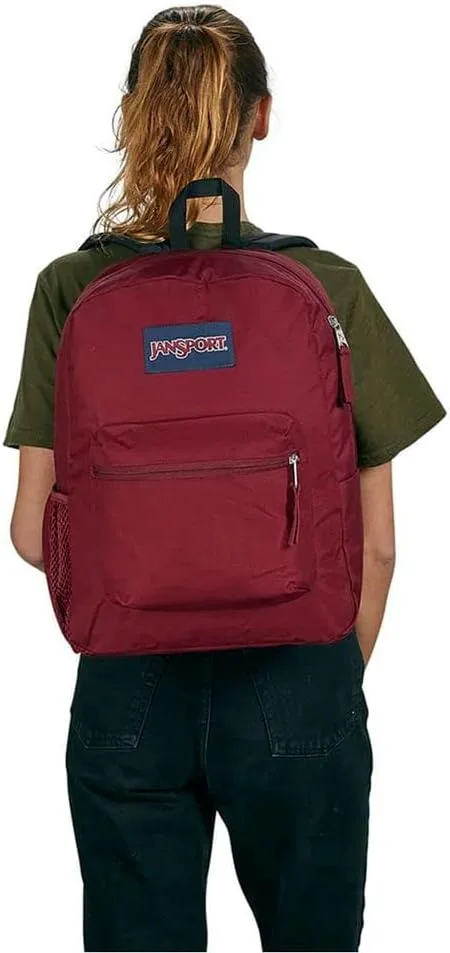 JanSport 26L Cross Town Backpack – 12 inch Daypack, Russet Red