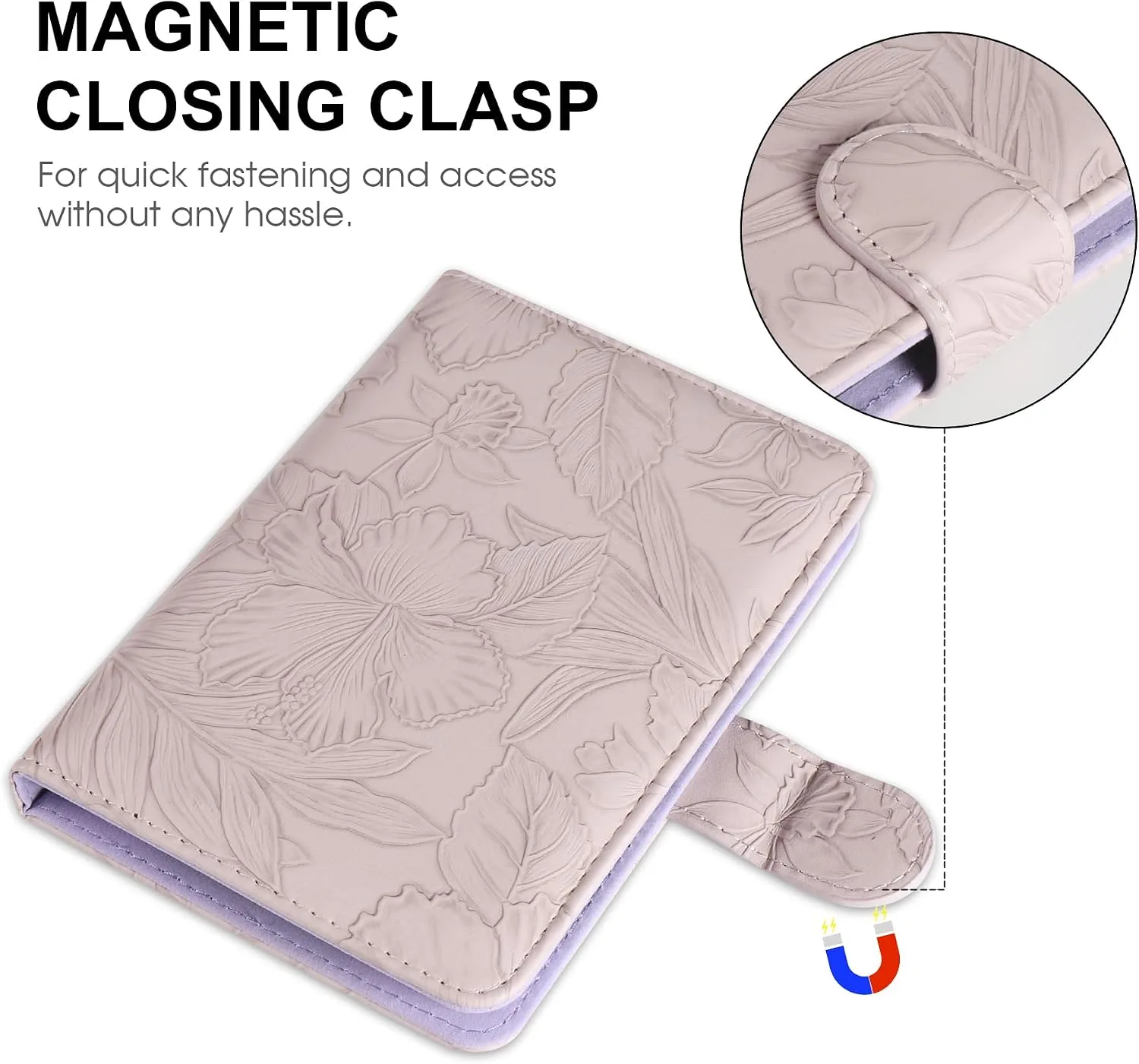 HoYiXi Universal Case for 6 inch eReader,Compatible with Kindle/Kobo Clara HD/Kobo Clara 2E/Paperwhite/Pocketbook/Tolino eReader,with HandStrap/Kickstand, Cover Case for 6'' eReaders,Purple