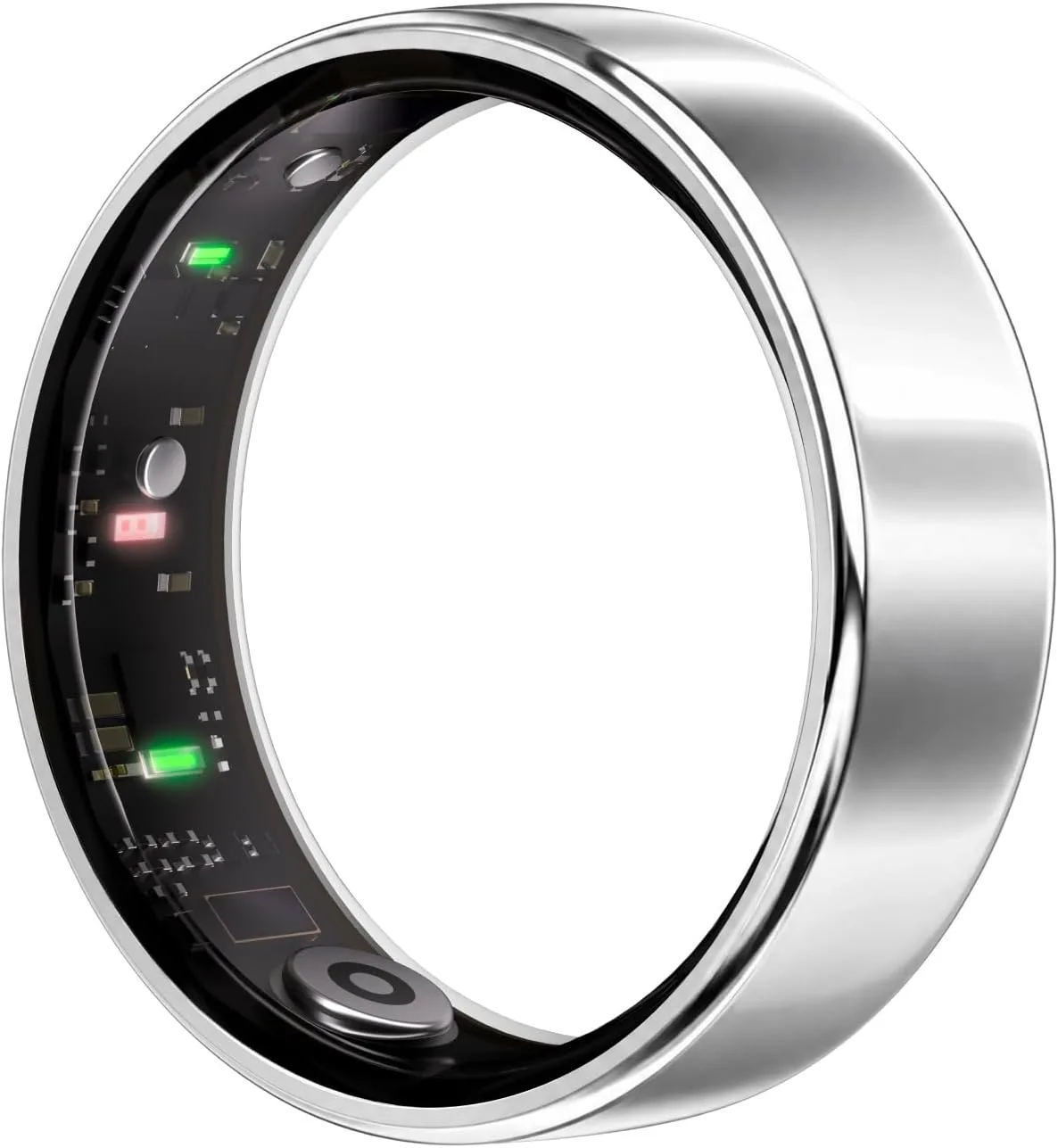 femometer Ring Air, Ultra-Thin Smart Ring, Sliver, Size13