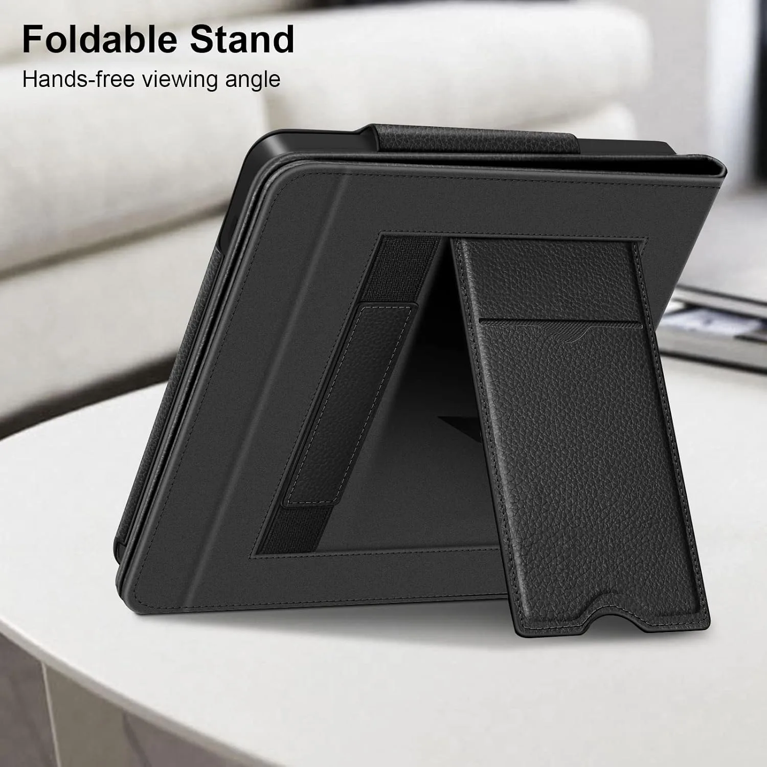 Fintie Stand Case for 7" Kobo Libra Colour/Kobo Libra 2, Black
