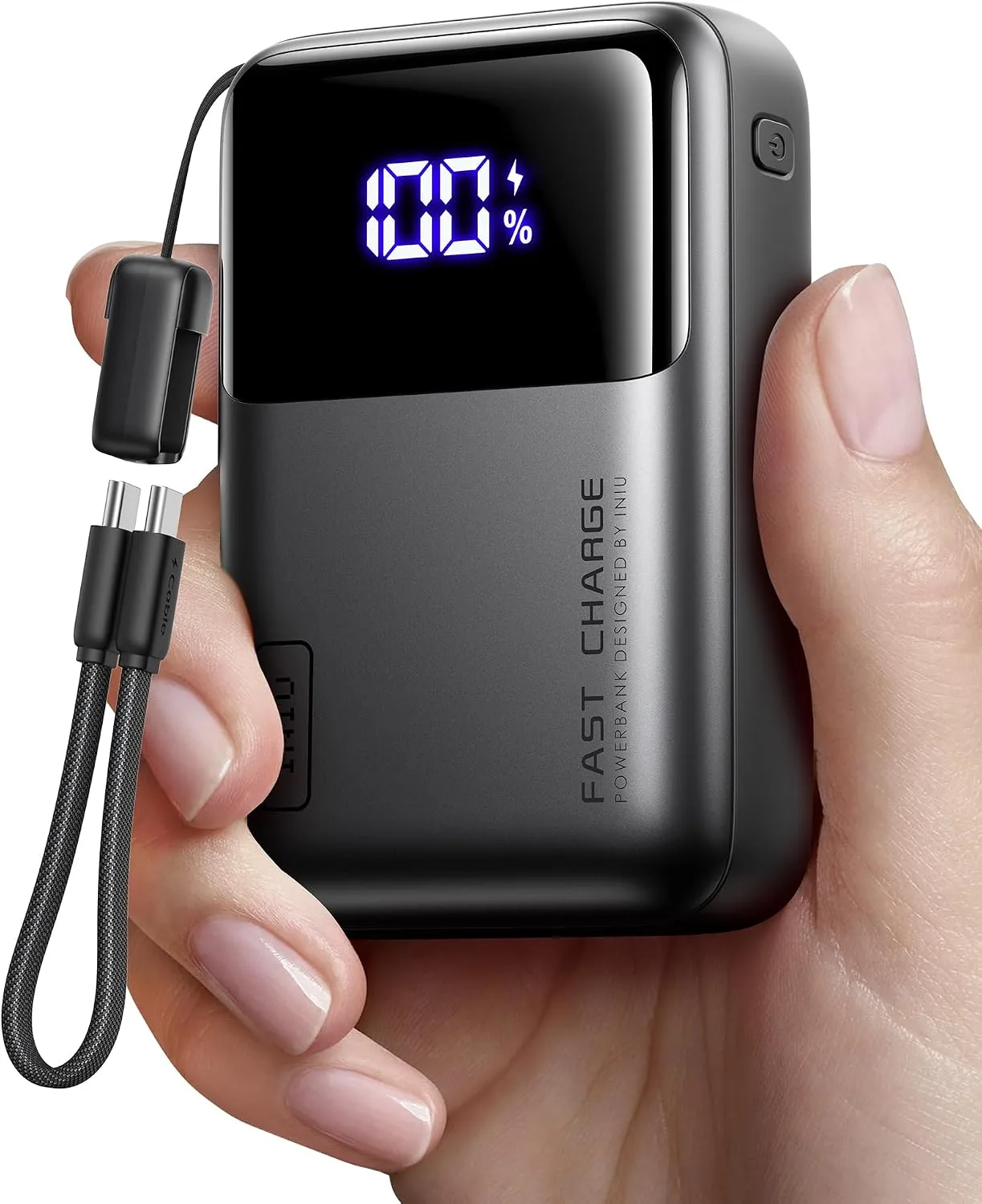 INIU Laptop Power Bank, Smallest 20000mAh 65W Fast Charging Battery Pack