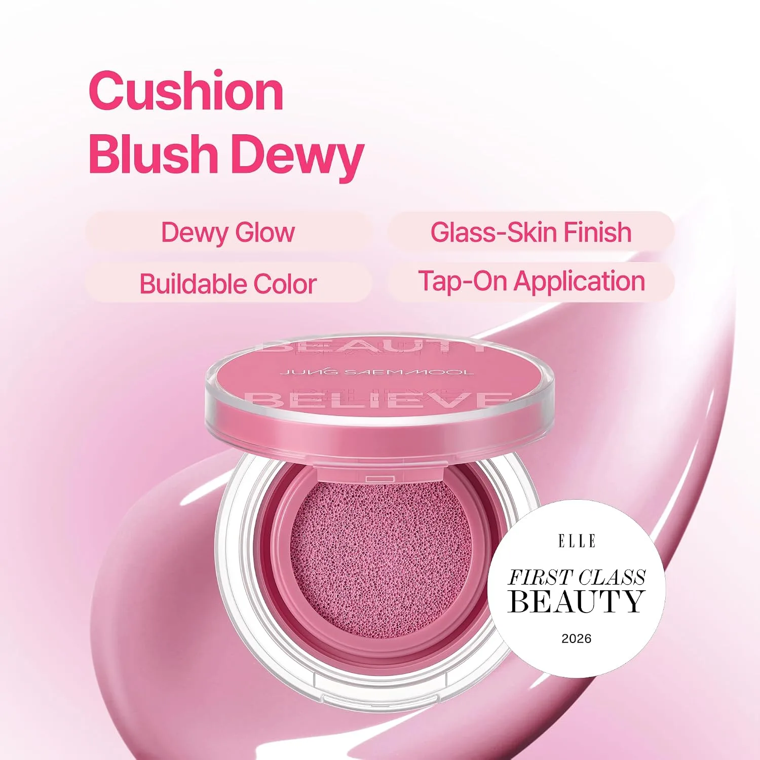 JUNG SAEM MOOL Artist Cushion Blush Dewy | Blooming Pansy