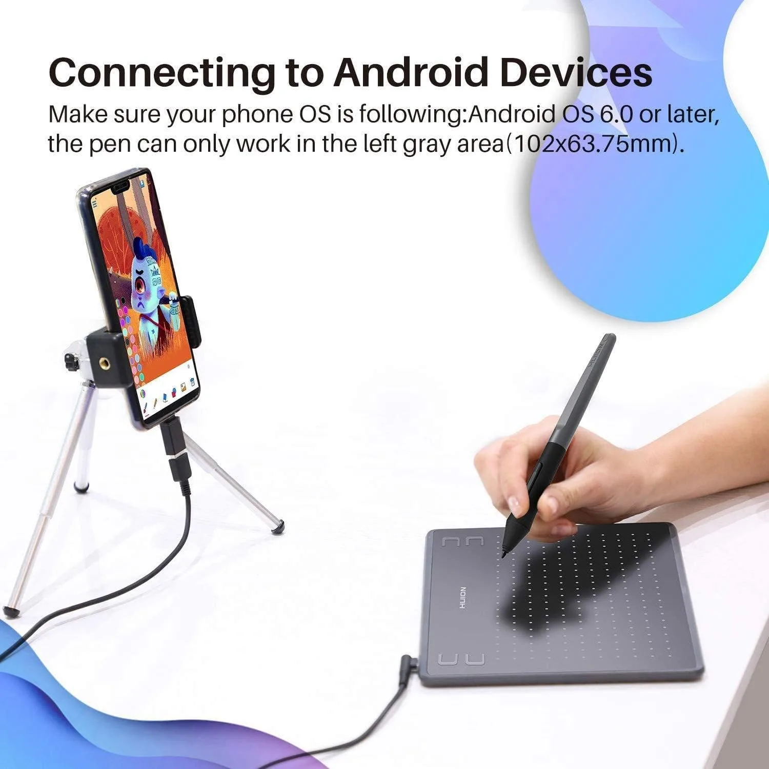 HUION HS64 OSU Drawing Tablet for Beginner