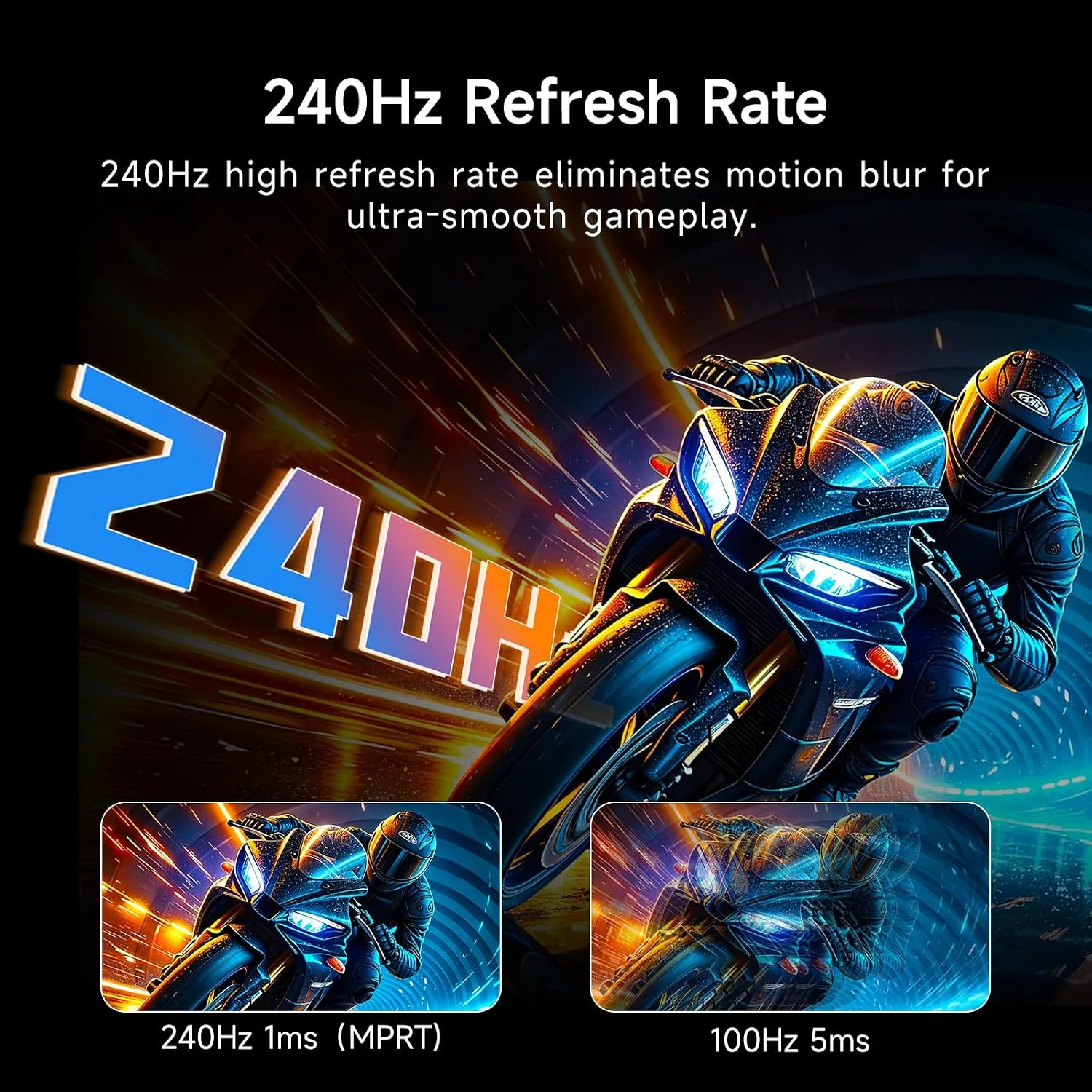 KTC 24.5 Inch 240Hz Gaming Monitor, FHD Fast IPS Computer Monitor H25T7-A