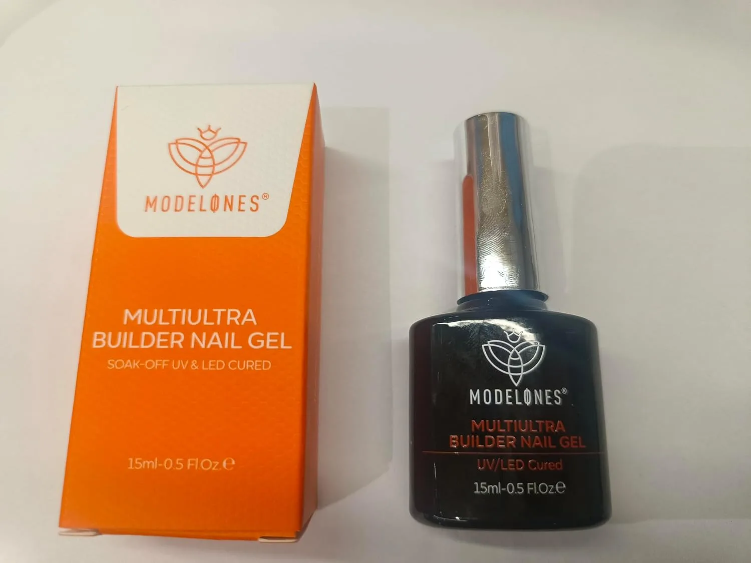 modelones Builder Nail Gel, No Top Coat Needed Builder for Nails Light Pink, C-Curve Sculpting, Glossy Jelly Finish No-Wipe, 9-in-One Color Gel Polish for Quick Diy Salon LED Lamp Cured