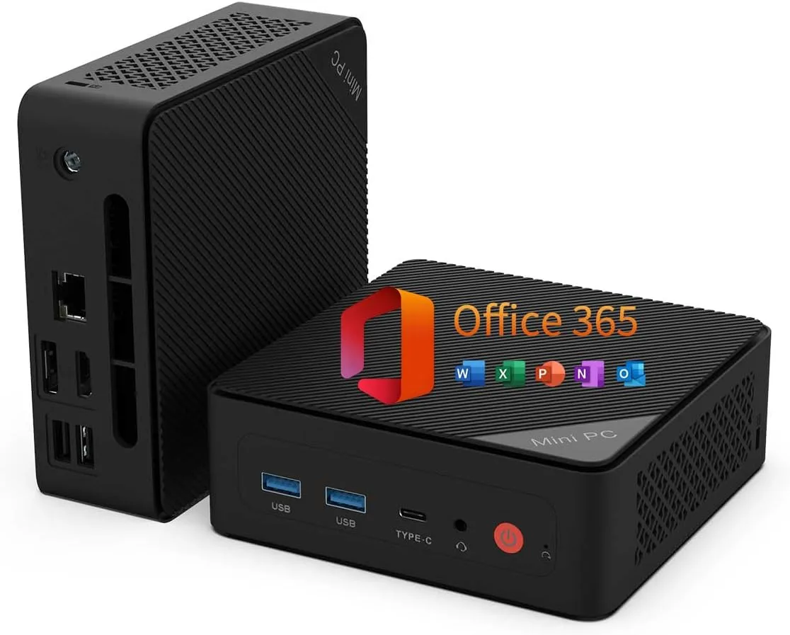 Mini PC, 1 Year Office 365, Intel 6500Y (up to 3.4GHz), 16GB RAM 512GB SSD