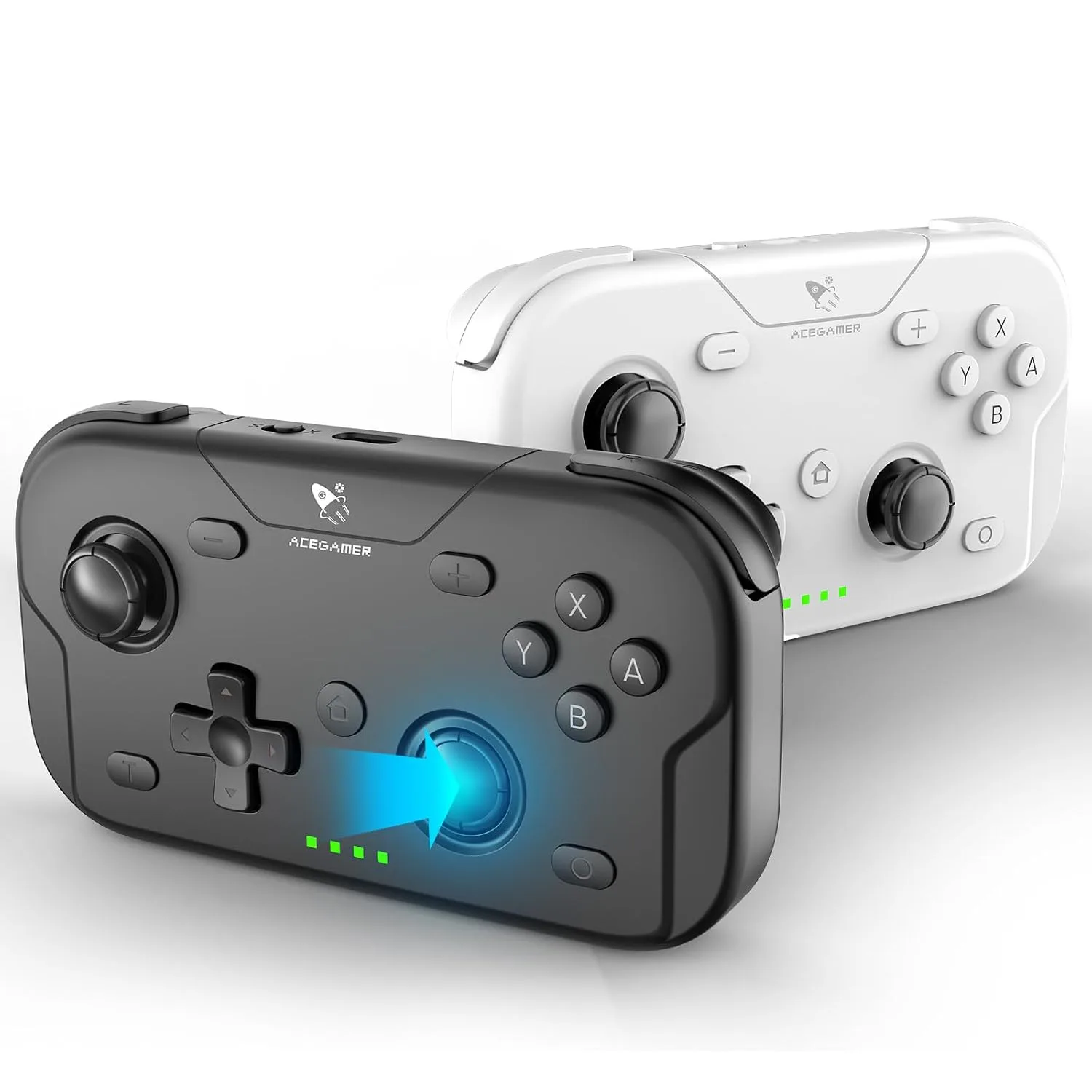 Control inalámbrico AceGamer Stinto Pro 2 Pack Galaxy para Nintendo Switch y PC