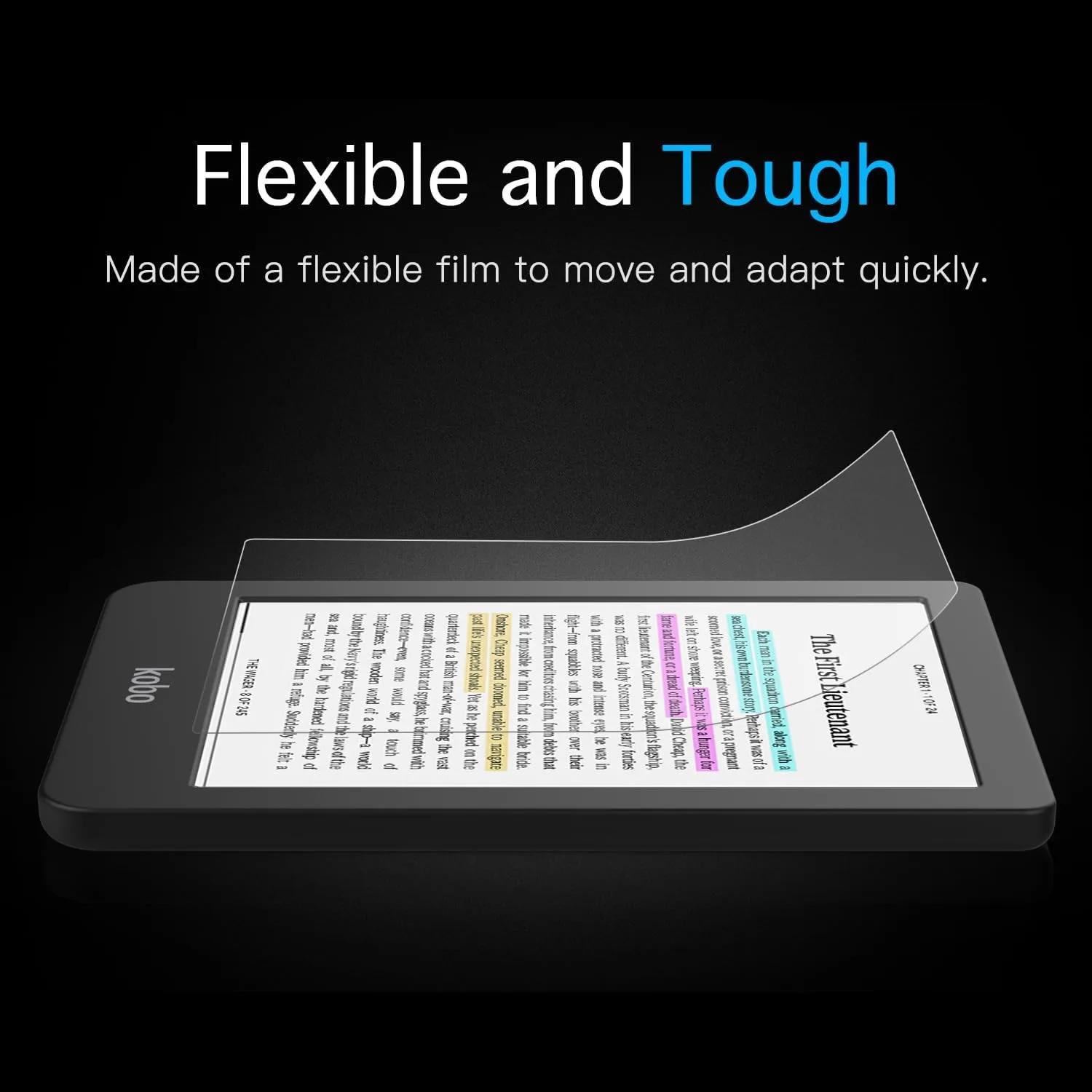 MoKo 3 Pack Anti-Glare Screen Protector for 6" Kobo Clara Colour/Clara BW