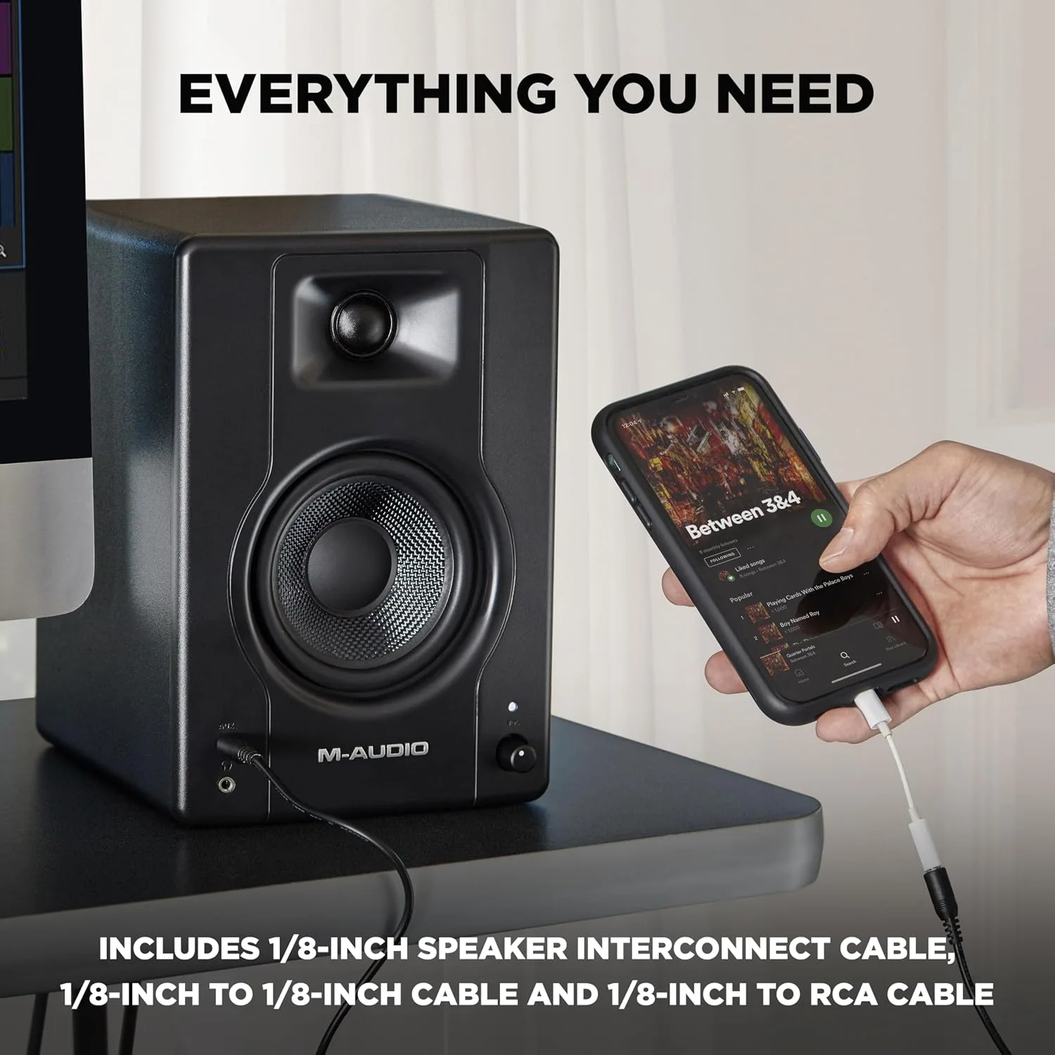 M-AUDIO BX4 4.5" Wired Studio Monitors Pair