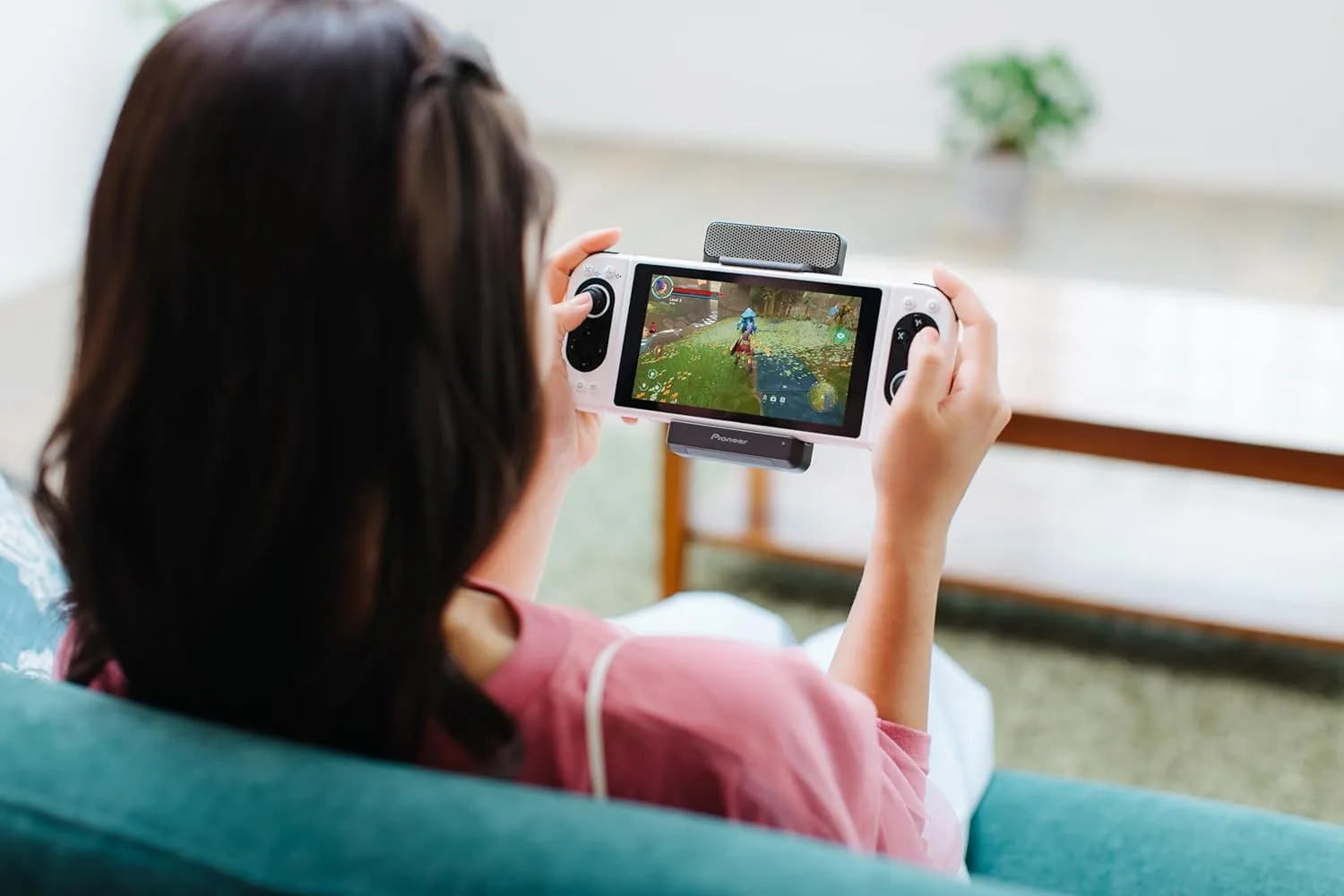 Pioneer Gaming Speaker for Switch / PIMAX -Black, Speaker Sound TECTOR USB Type-C Portable Lightweight Surround Stand for Switch / PIMAX. Charging Port for Switch / PIMAX TQ-PG300K