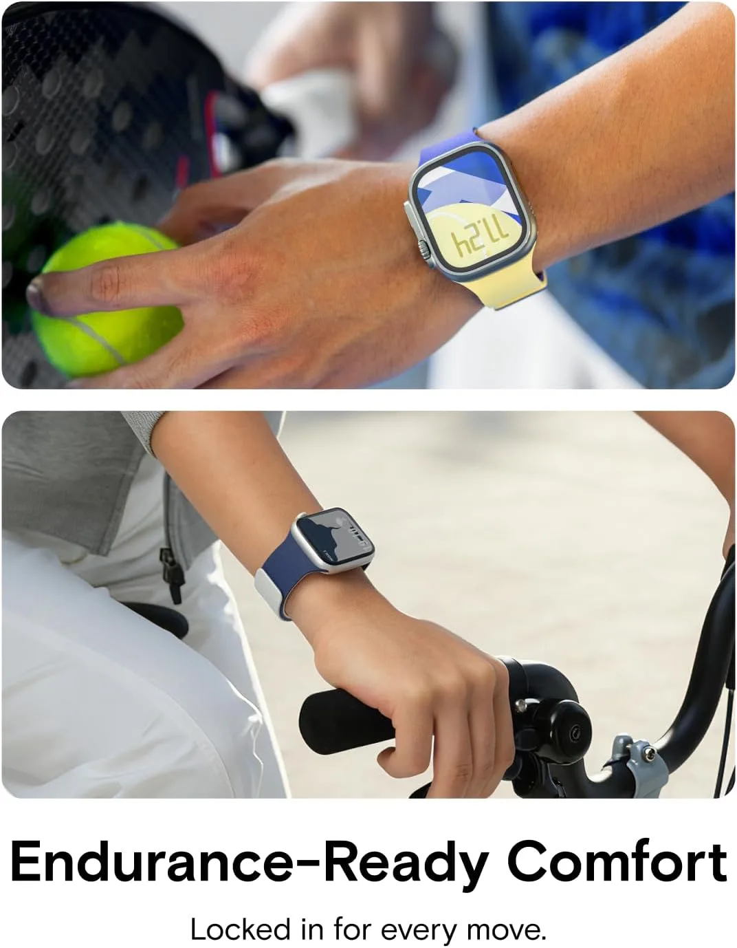 MOFT Snap Duo Watch Bands, Duo-Color Watch Band for Women &Men Daily Wear