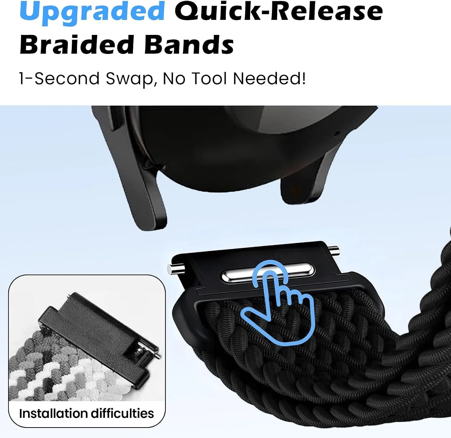 Yeahxing Band Compatible with Coros Pace 4/3 Apex 2 Pro/Apex Pro - Stretchy