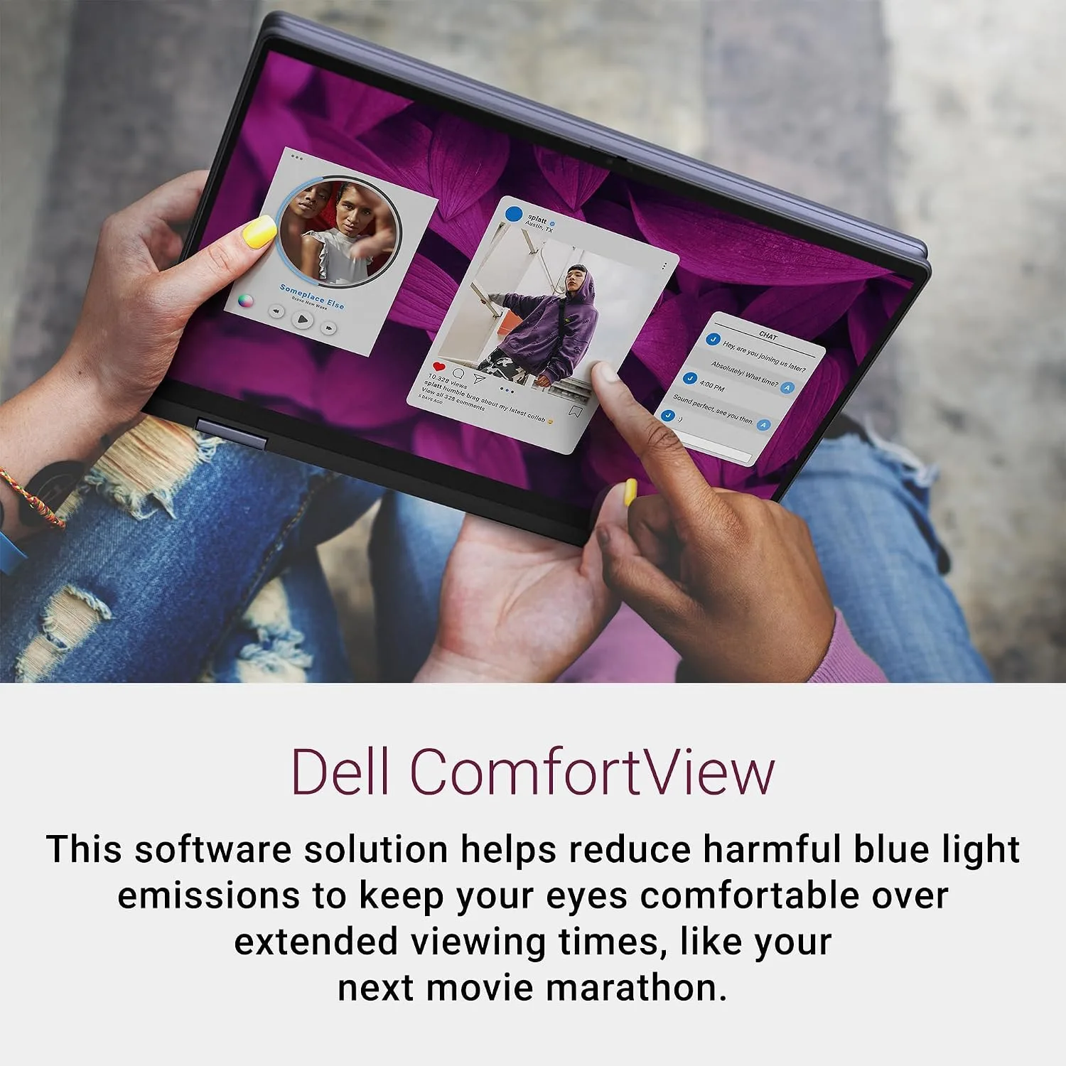 Dell 14 2-in-1 Laptop, FHD+, AMD Ryzen 7 8840HS, 16GB RAM, Windows 11 Home