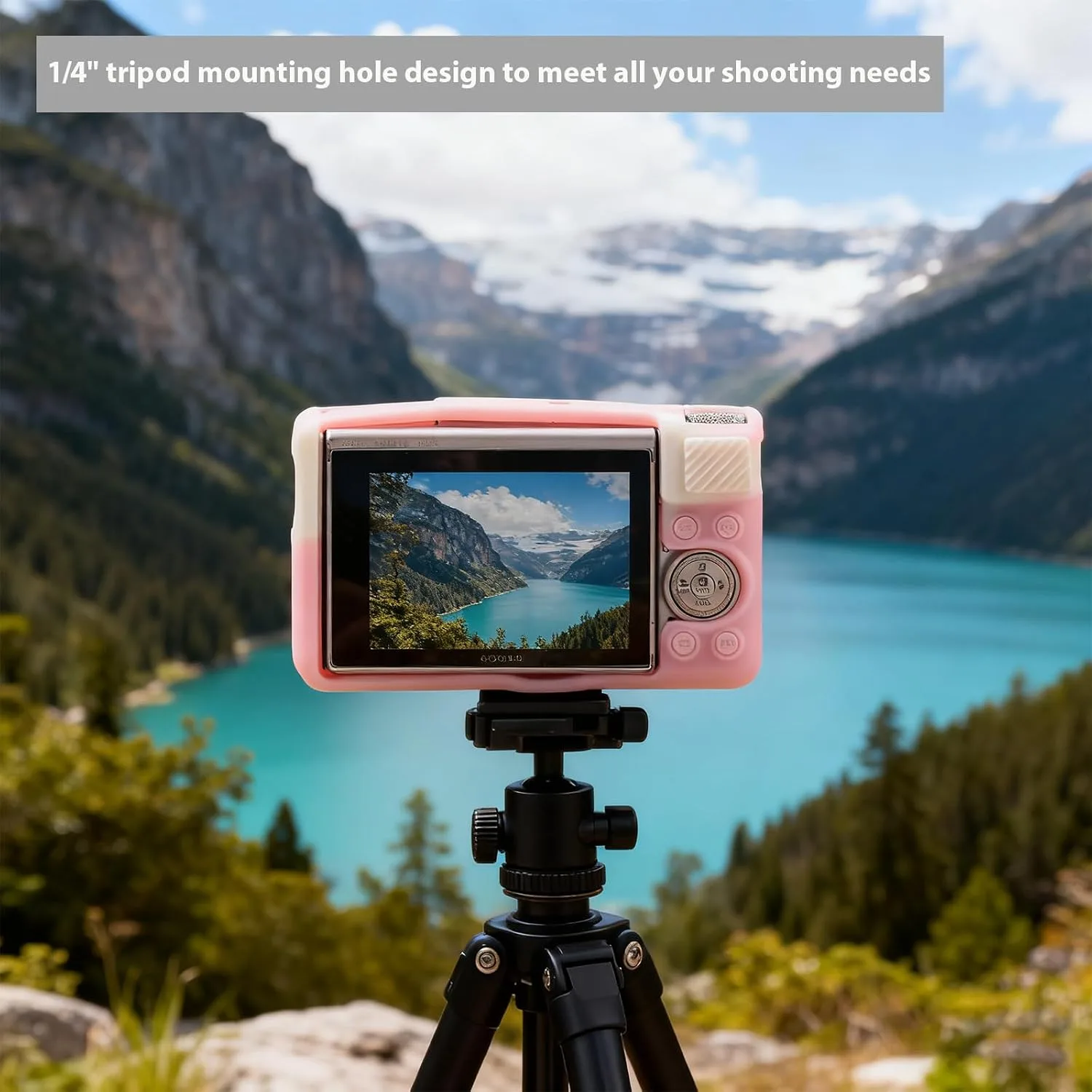 Case for Canon PowerShot SX740 HS, SX730 HS Camera - Misty Pink
