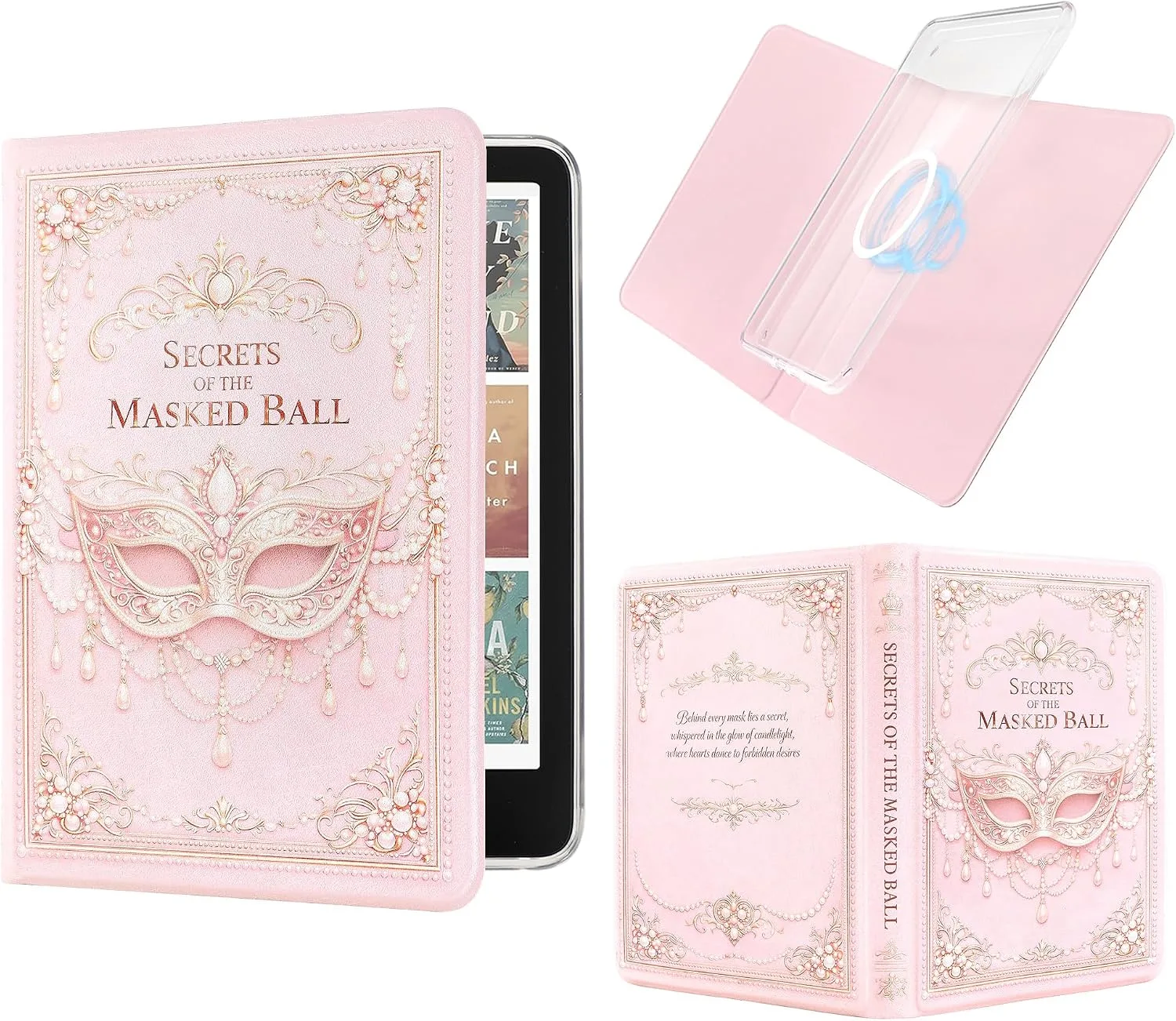 Magnetic Book Cover Case for 7'' Kindle Paperwhite & Colorsoft