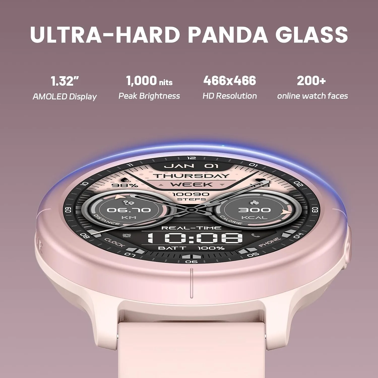Smart Watch for Women, Answer/Make Call, Fitness Tracker, 1ATM Waterproof
