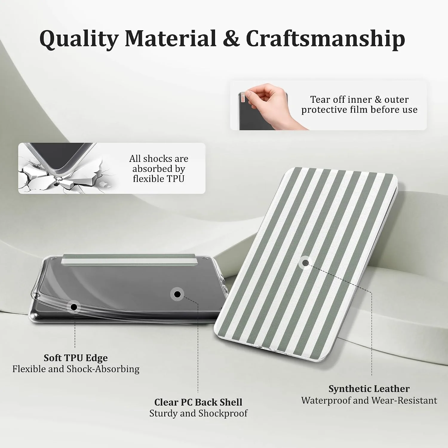 SESENSE Magnetic Case for 7'' Kindle Paperwhite 12th Gen 2024 & Colorsoft