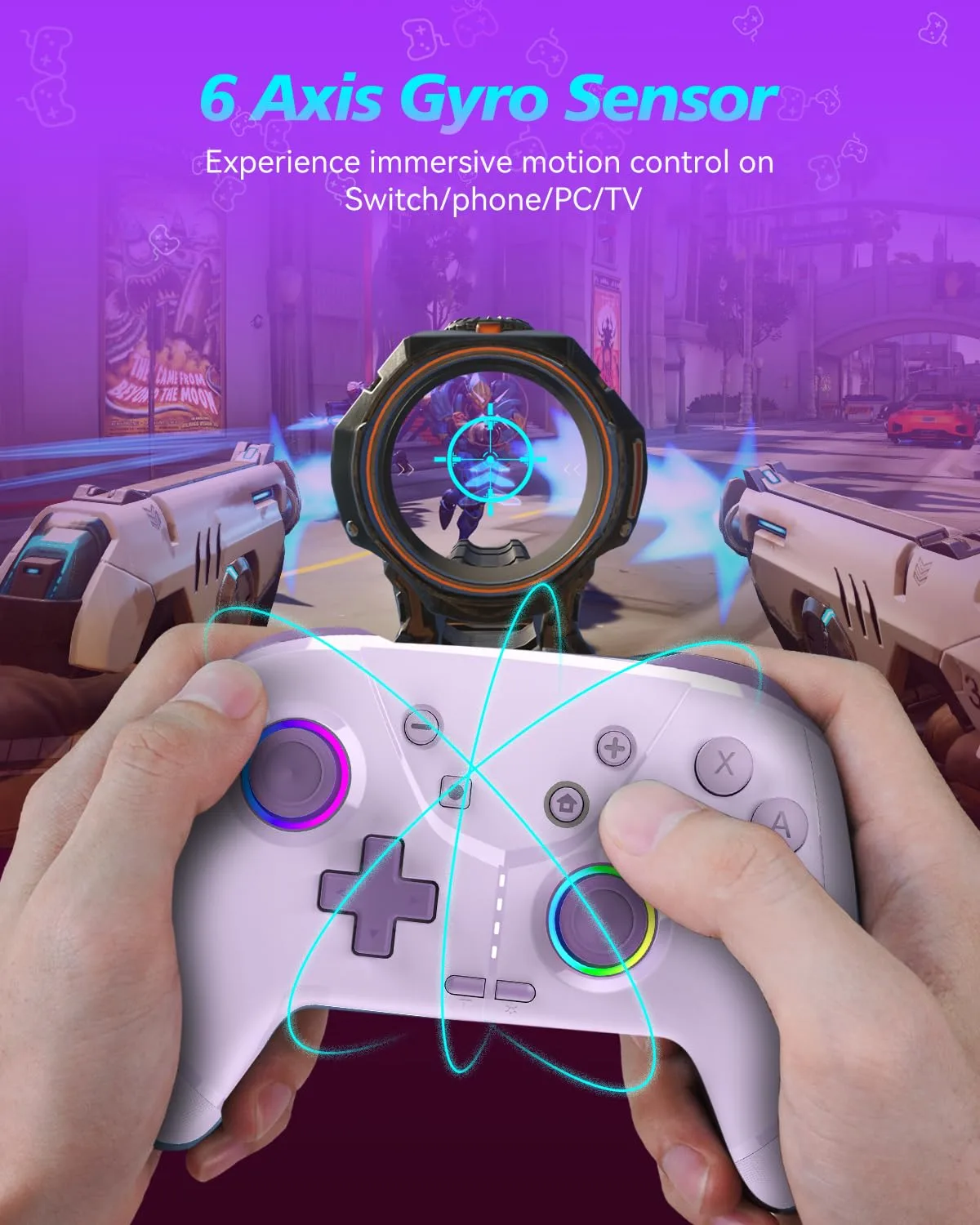GMBACK Wireless Switch 2 Pro Controller with Home Wake Up & Loop Macro