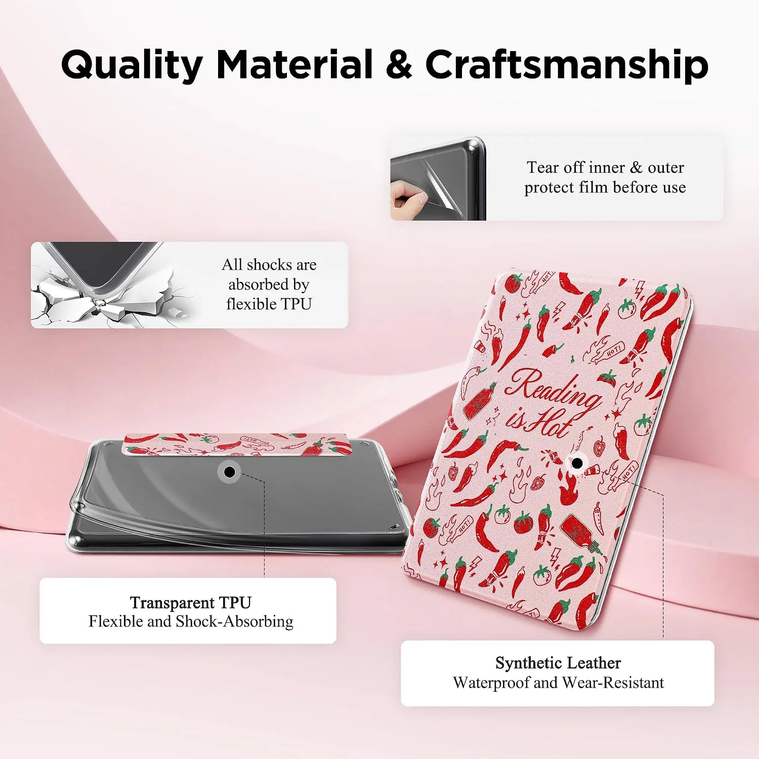 SESENSE Magnetic Case for 7'' Kindle Paperwhite 12th Gen 2024 & Colorsoft