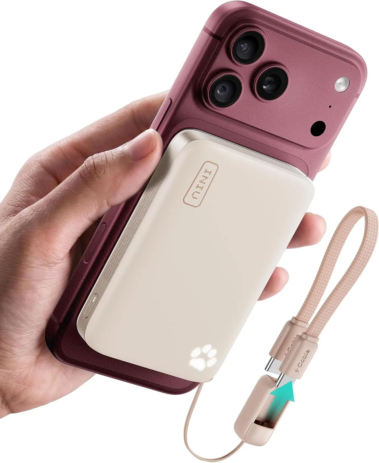 INIU for MagSafe Qi2.2 25W Portable Charger, Compact 10000mAh Power Bank