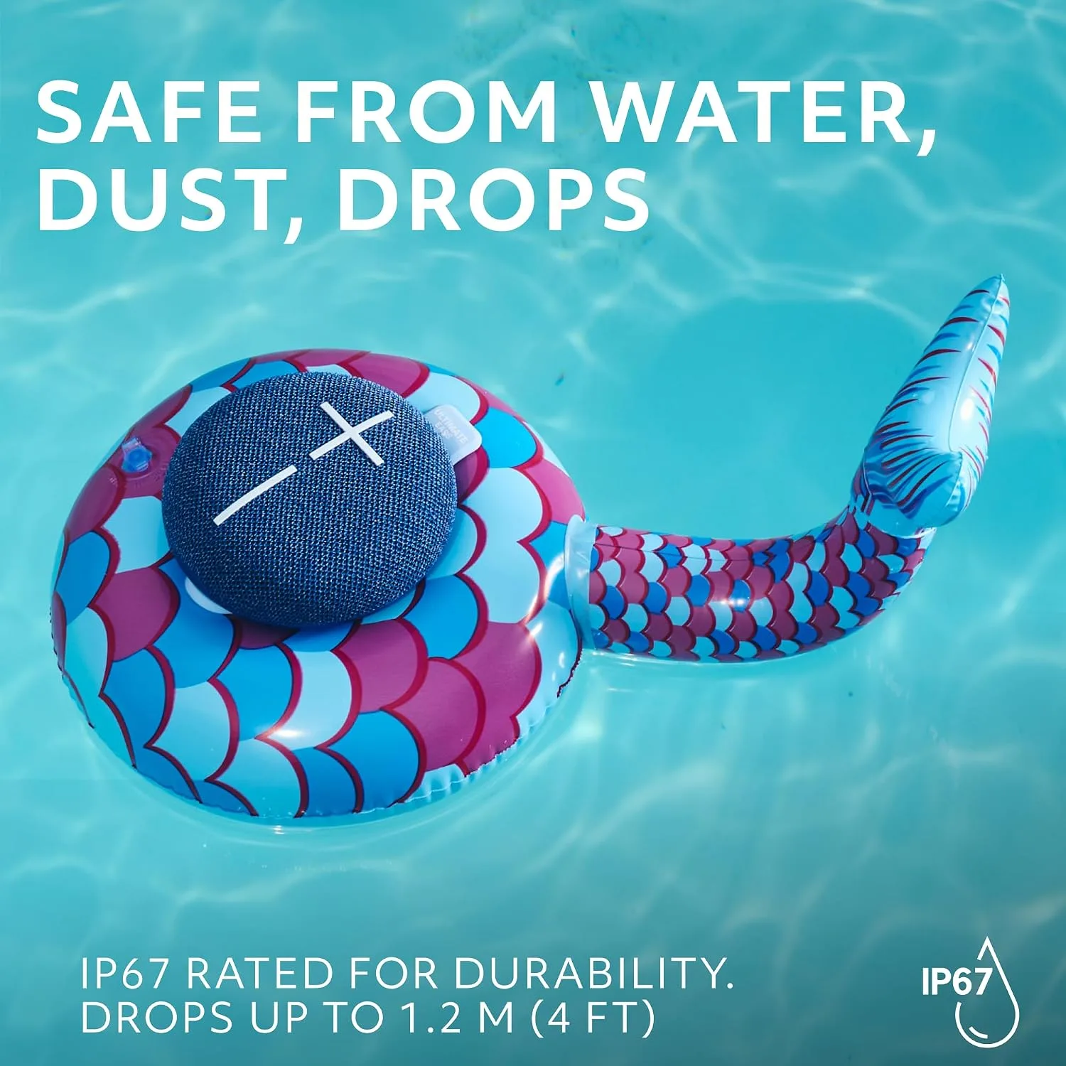 Ultimate Ears MINIROLL Waterproof Bluetooth Speaker - Majestic Blue