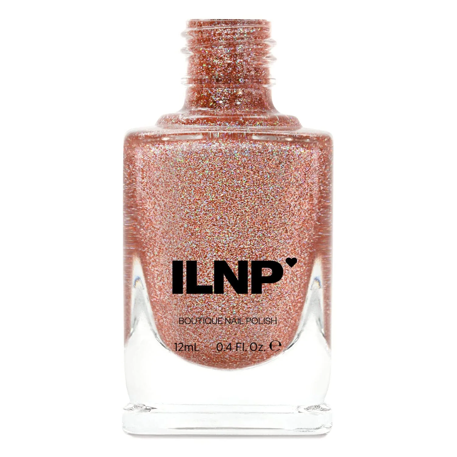 ILNP Caroline - Glistening Rosy Copper Holographic Nail Polish