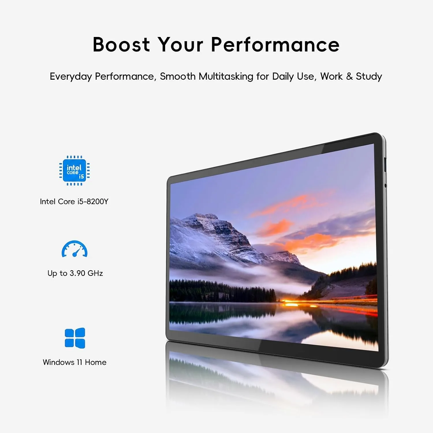 2-in-1 Laptop Tablet, 14" Touchscreen WUXGA 1920x1200, 12GB RAM 512GB SSD
