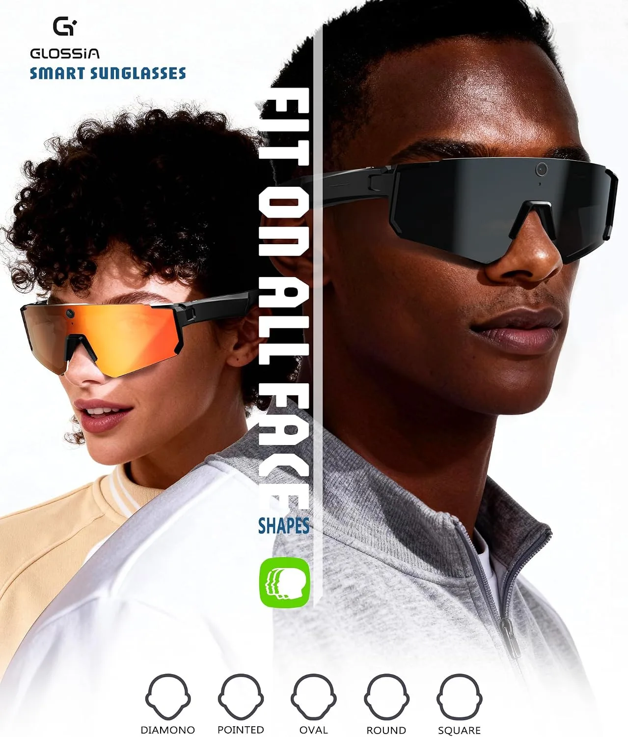 AI Ultra Pro Smart Glasses: 4K Wearable Camera with 6-Axis EIS Stabilization, ChatGPT-4o Voice Assistant, IP66 Waterproof Sport Sunglasses, Dual-Mic ENC Noise Cancelling Arctic Crimson Ice
