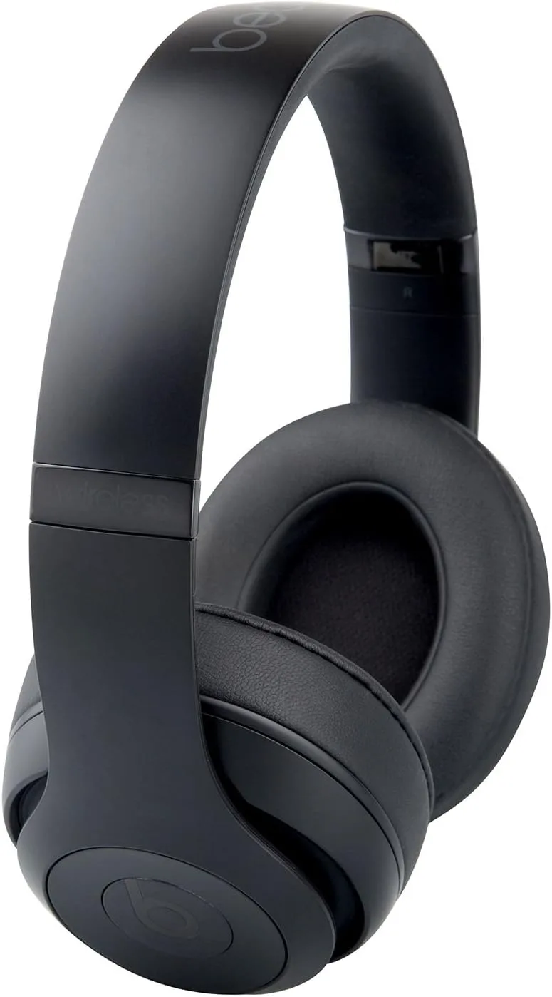 Beats Studio3 Wireless Headphones - Matte Black (Renewed)
