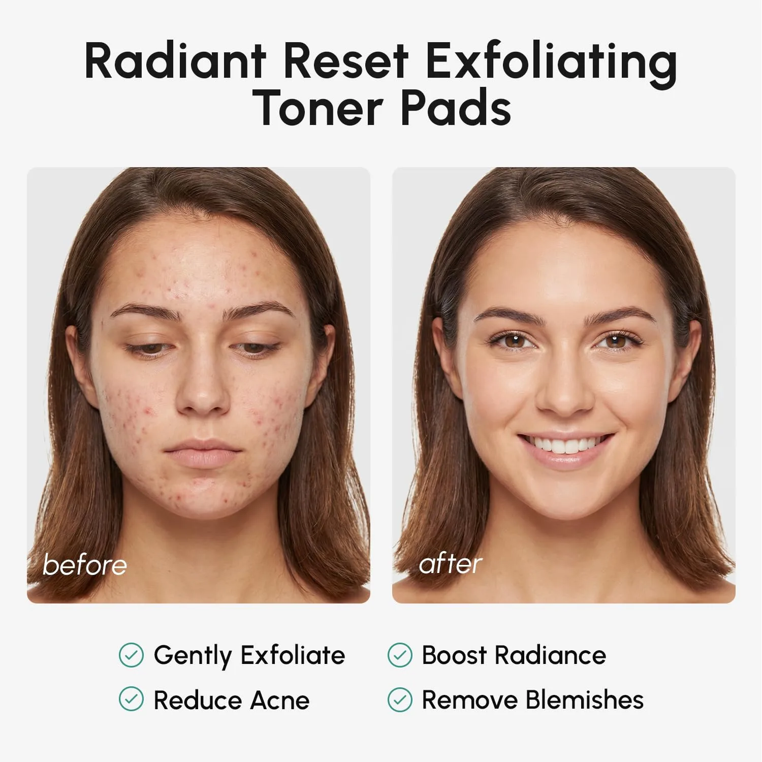 MAREE Glycolic Acid Pads - Exfoliating Face Pads - Zero Pore Toner for Face