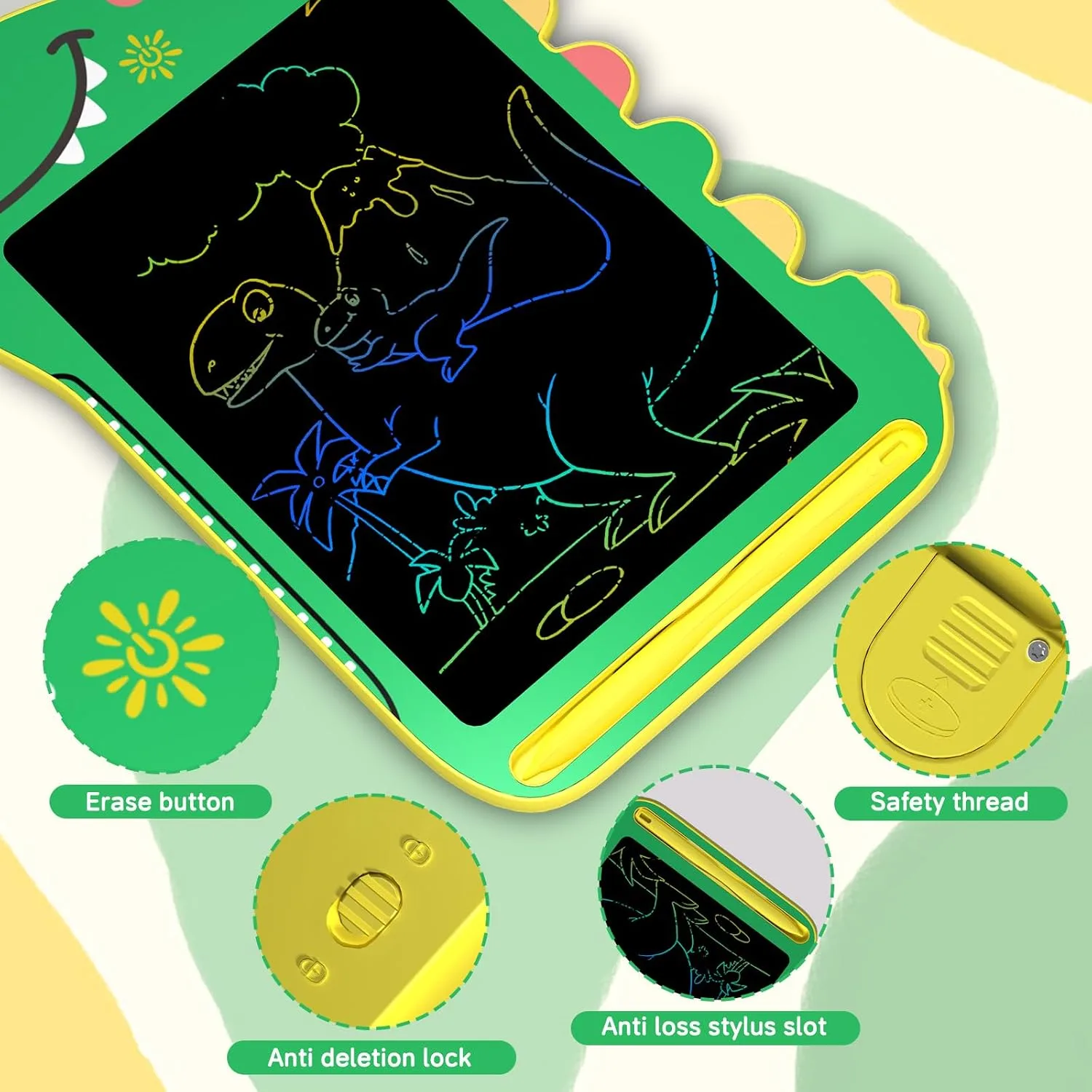 BKM LCD Writing Tablet for Kids, Educational Toddler Toys, 8.5 inch