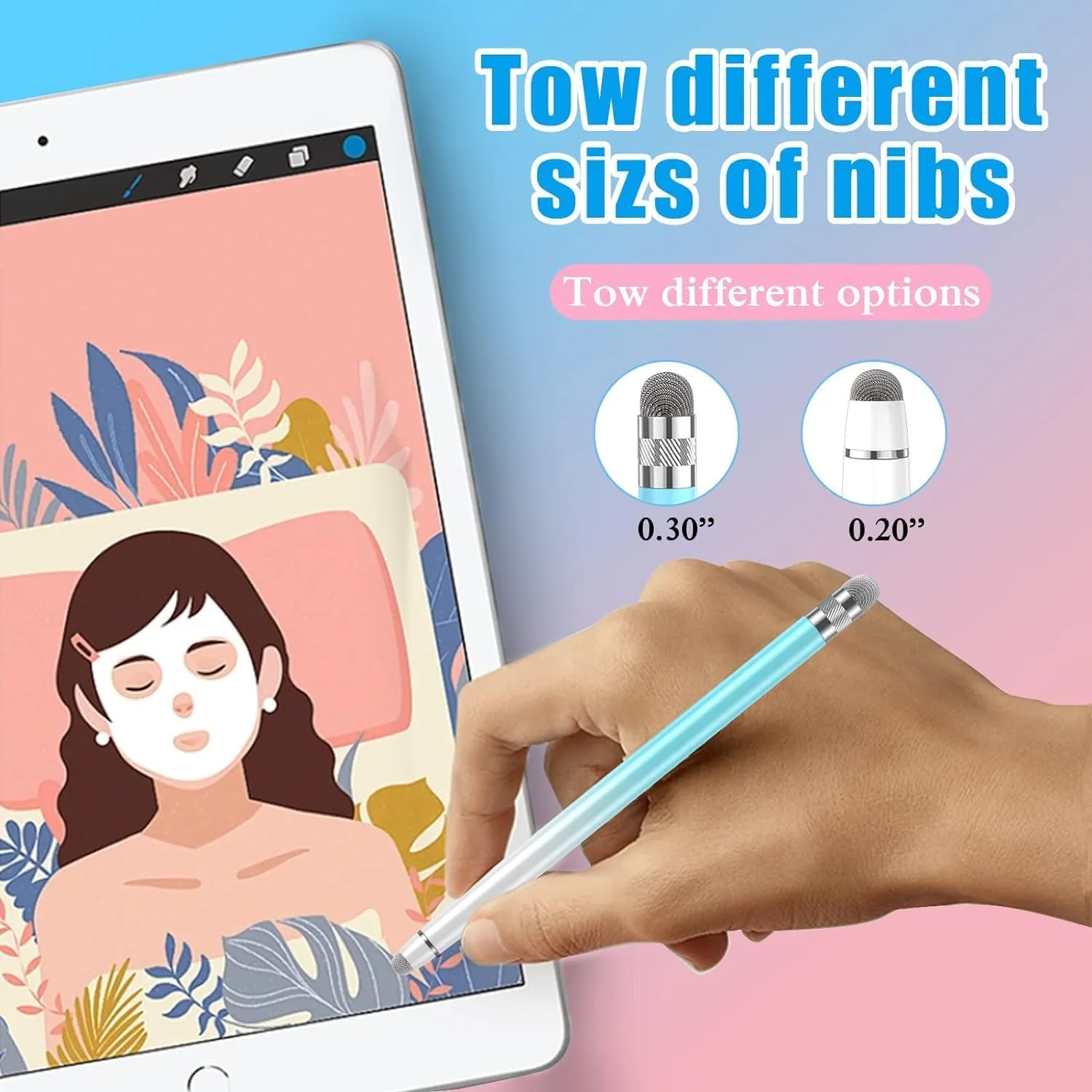Bopomofo 3PCS Stylus Pen for Touchscreen,High Sensitivity & Precision