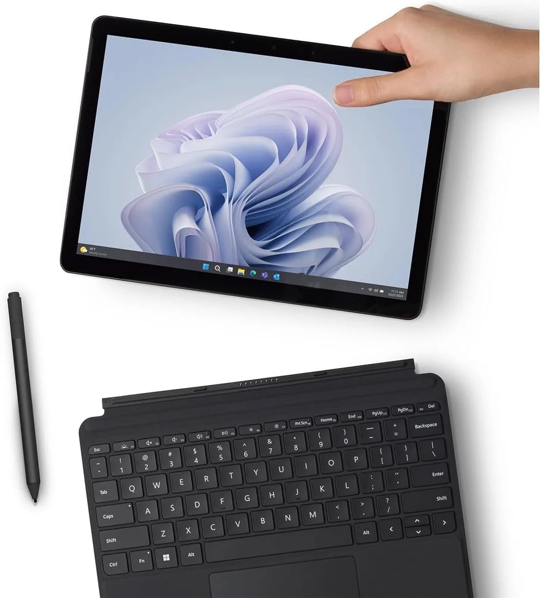 Microsoft Surface Go 4-10.5" Touch-Screen - Intel N200 8GB Memory - 128GB SSD - WiFi - Platinum Windows 11 PRO (Renewed)