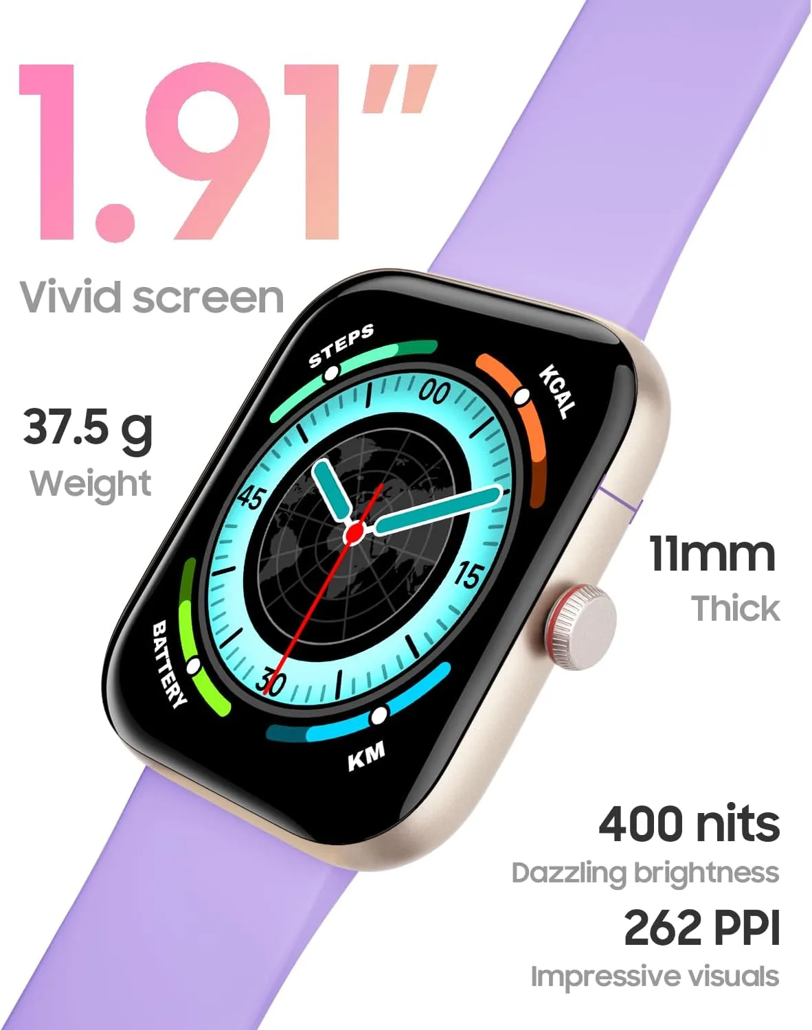 1.91" Smart Watch for Women with ALEXA, Fitness Watch for Android iOS Phone