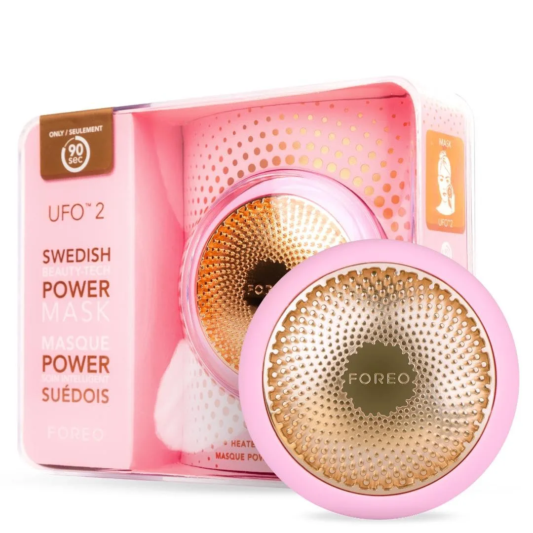 FOREO UFO 2 LED Face Mask - Full Spectrum, Warming & Cooling - Pearl Pink