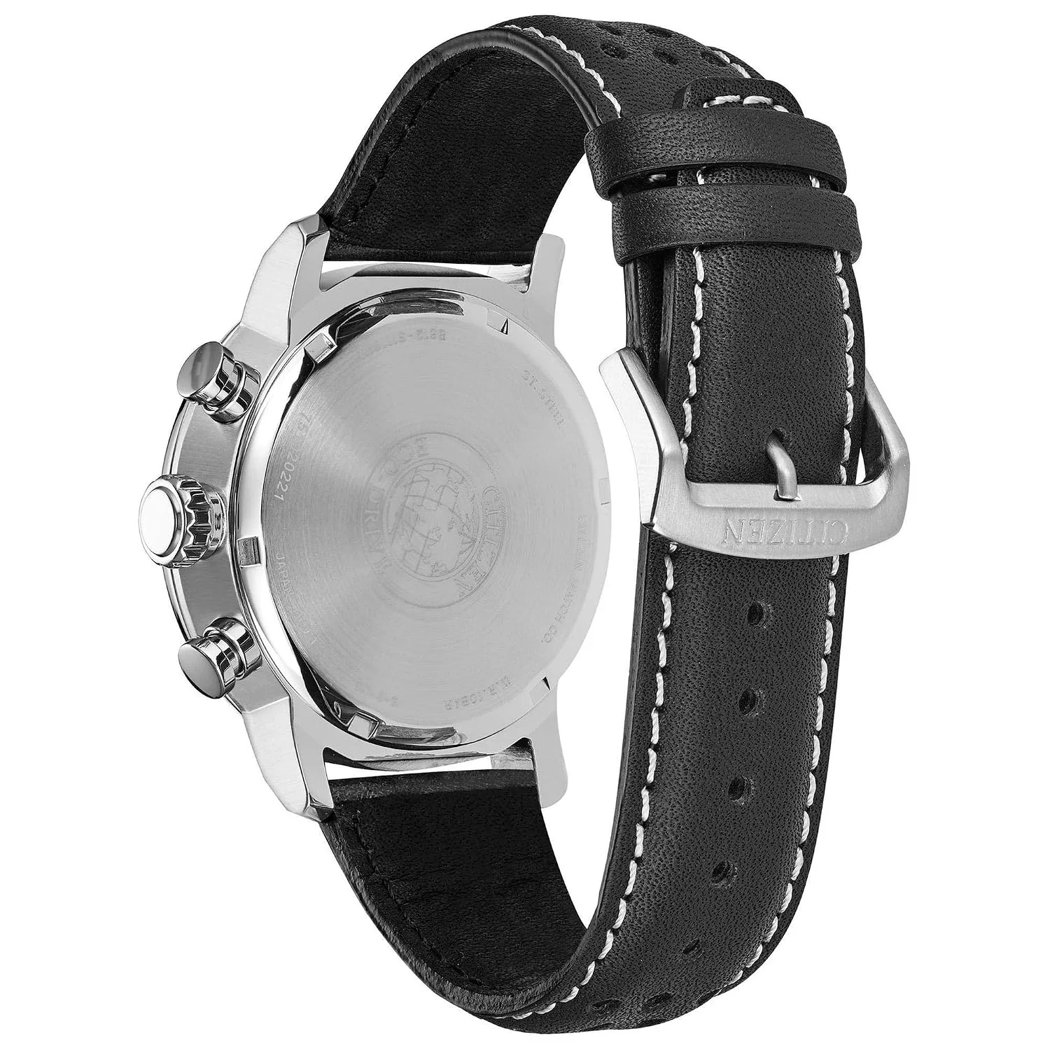 Citizen Men's Eco-Drive Weekender Brycen Chronograph Watch in Stainless Steel