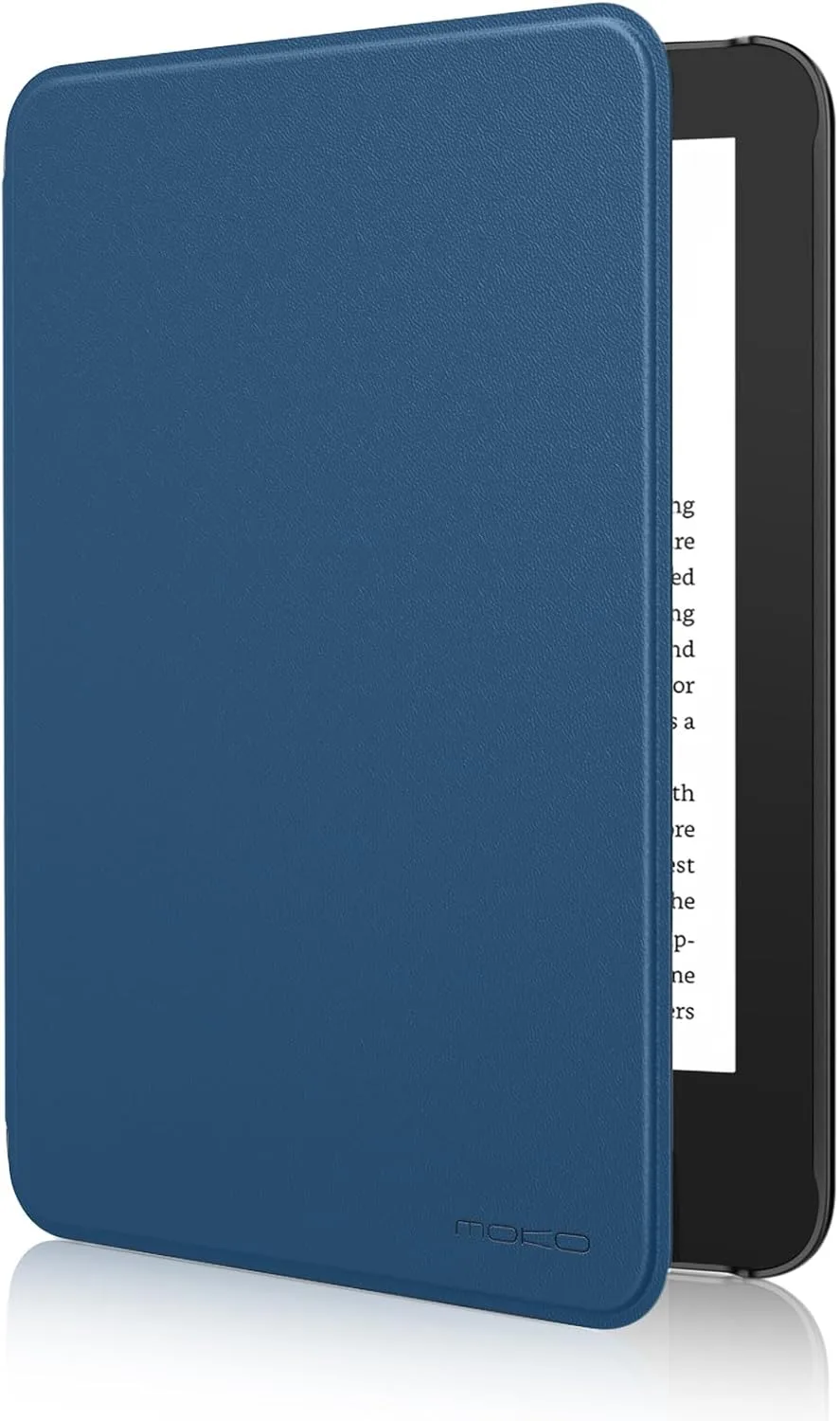 MoKo Case for 6" Amazon Kindle Basic 11th Gen 2024/2022, Dark Sea Blue