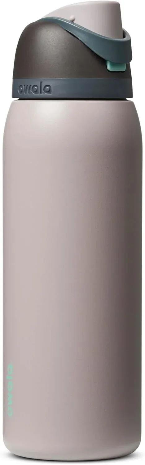 Owala FreeSip Stainless Steel Water Bottle 40 oz Brown/Brown (Neon Moon)