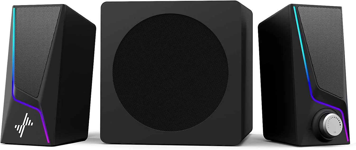 Nylavee Computer Speakers with Subwoofer, 2.1 PC Speakers, Bluetooth 5.4