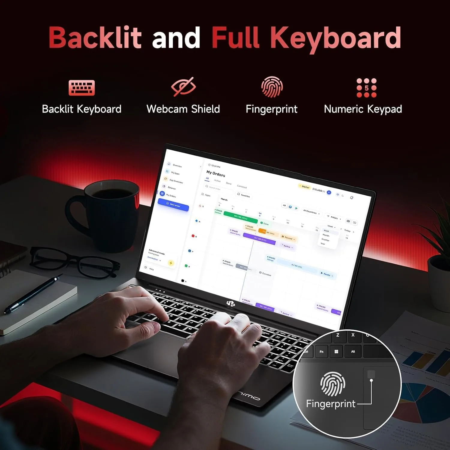 NIMO 17.3" FHD AI Creator Laptop, 6-Core AMD Ryzen 5 32GB 5600MHz 1TB SSD