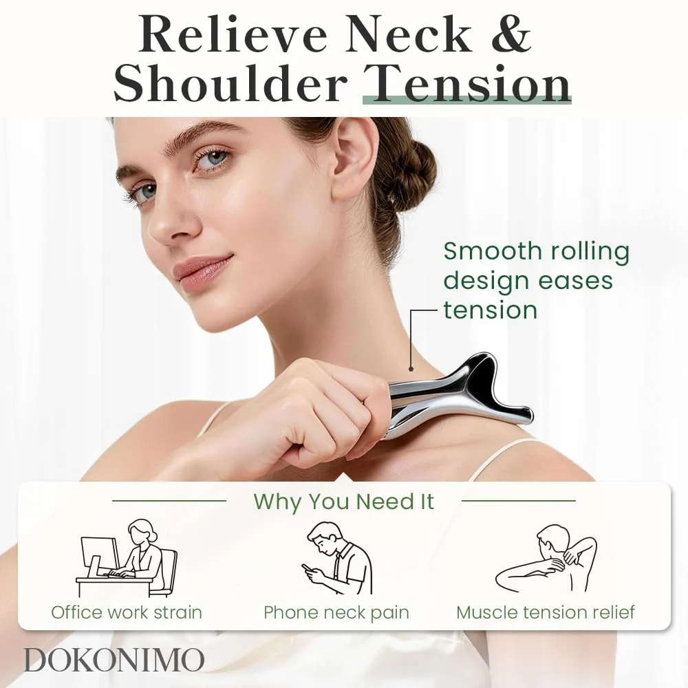 FSA, HSA Eligible, 5-in-1 Multi-Contour Gua Sha Facial Tool