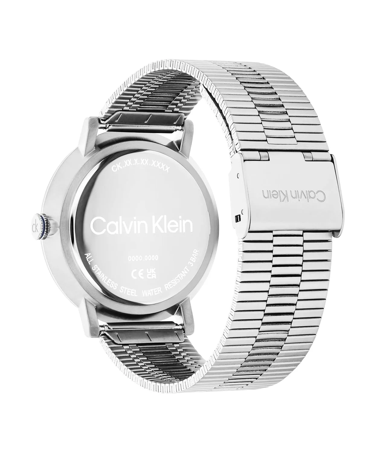 Calvin Klein Men’s CK Real Quartz Watch - Slim Case, Bracelet, Minimalist Dial, Water Resistant Up to 30m - Modern, Classic Timepiece - Gift for Him 42mm