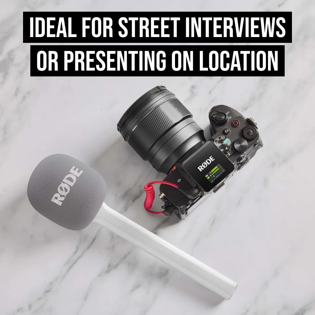RØDE Interview GO Handheld Adaptor for RØDE Wireless Microphones (White)