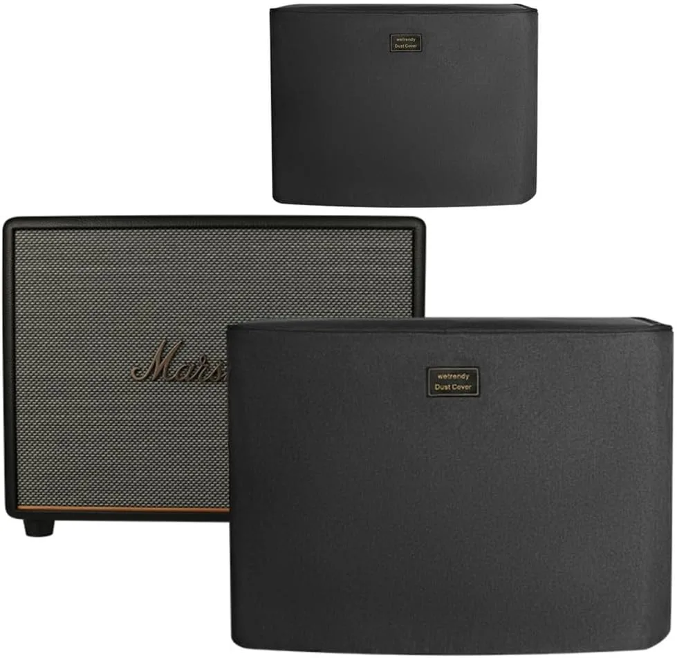 Coyktonty Protective Cover for Smart Speaker Marshall WOBURN 3, Mesh Cover Protective Case (black)