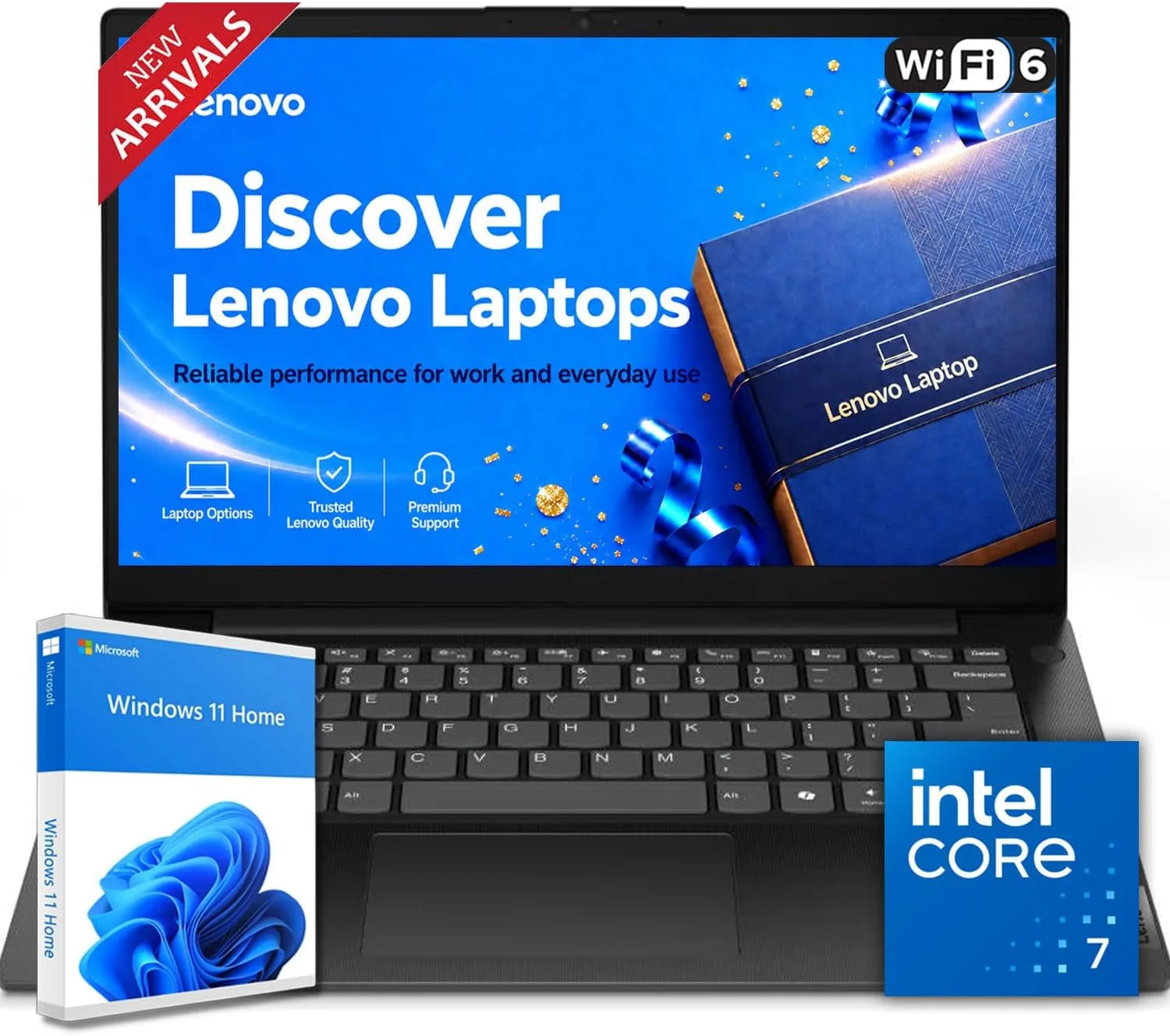 Lenovo 2026 New V-Series Business and Student Laptop, Intel Core 7 240H(Outperforms Intel Core i9-11900H), 15.6" FHD Display, 64GB DDR5 Ram, 2TB PCIe, Wi-Fi 6, Long Battery Life, Windows 11 Pro